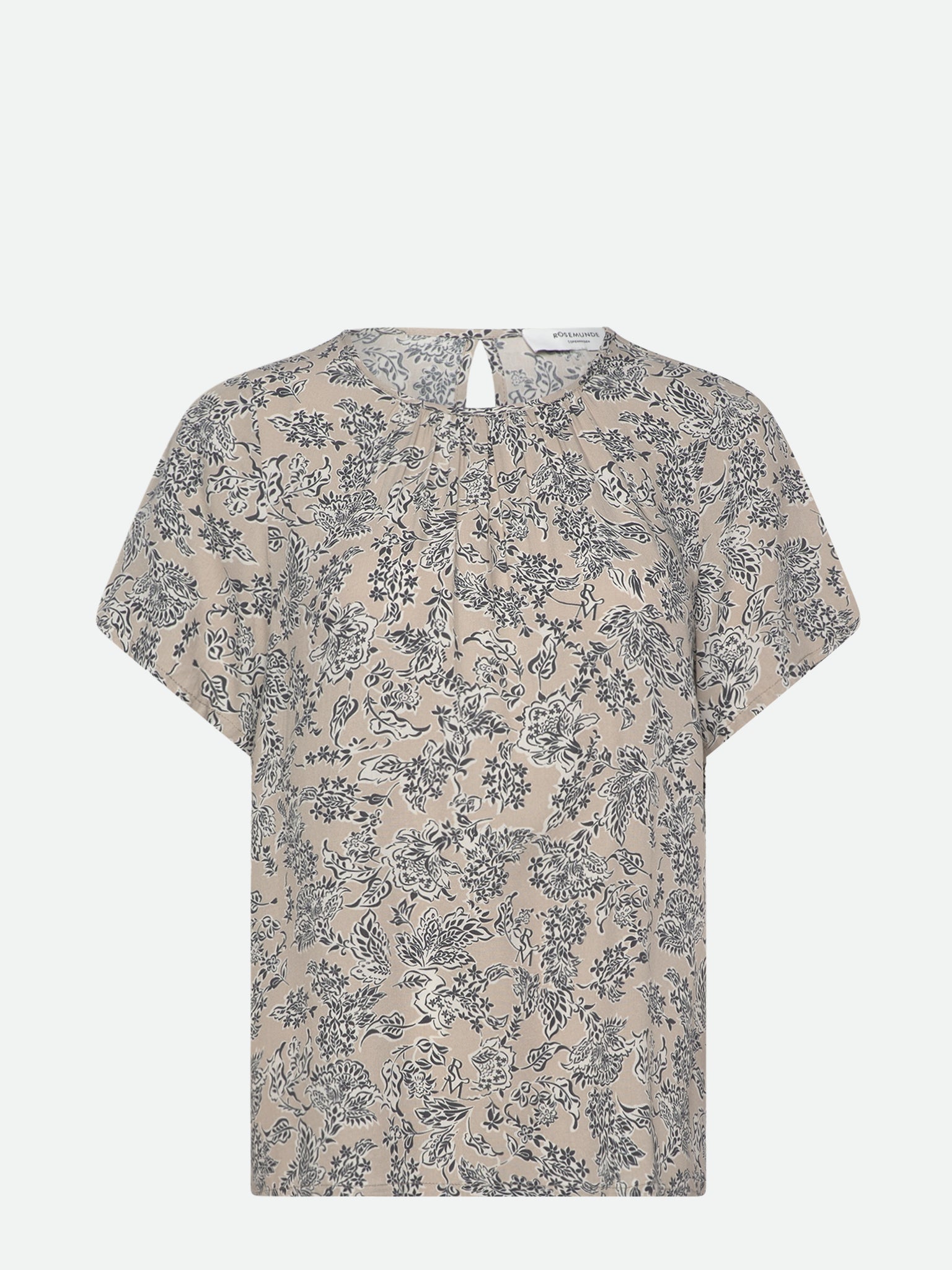 RWElif SS Blouse BLOUSE Rosemunde Woman 34 parsley fields print