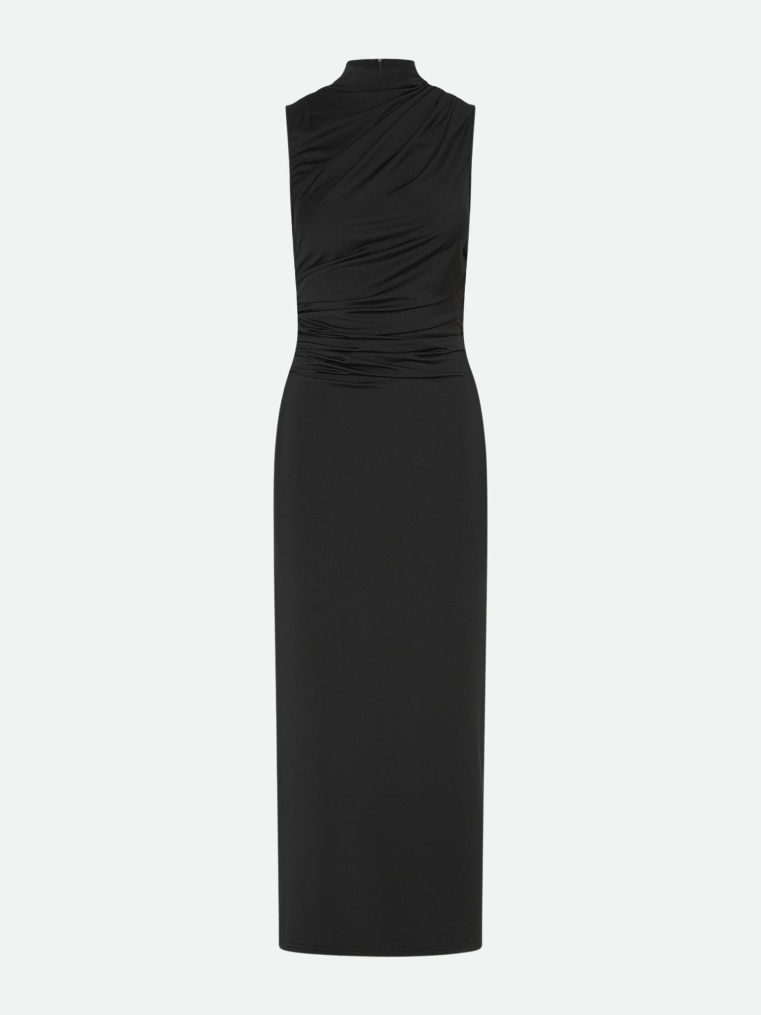 RWBillie SL long drape dress Dress Rosemunde Woman 34 black