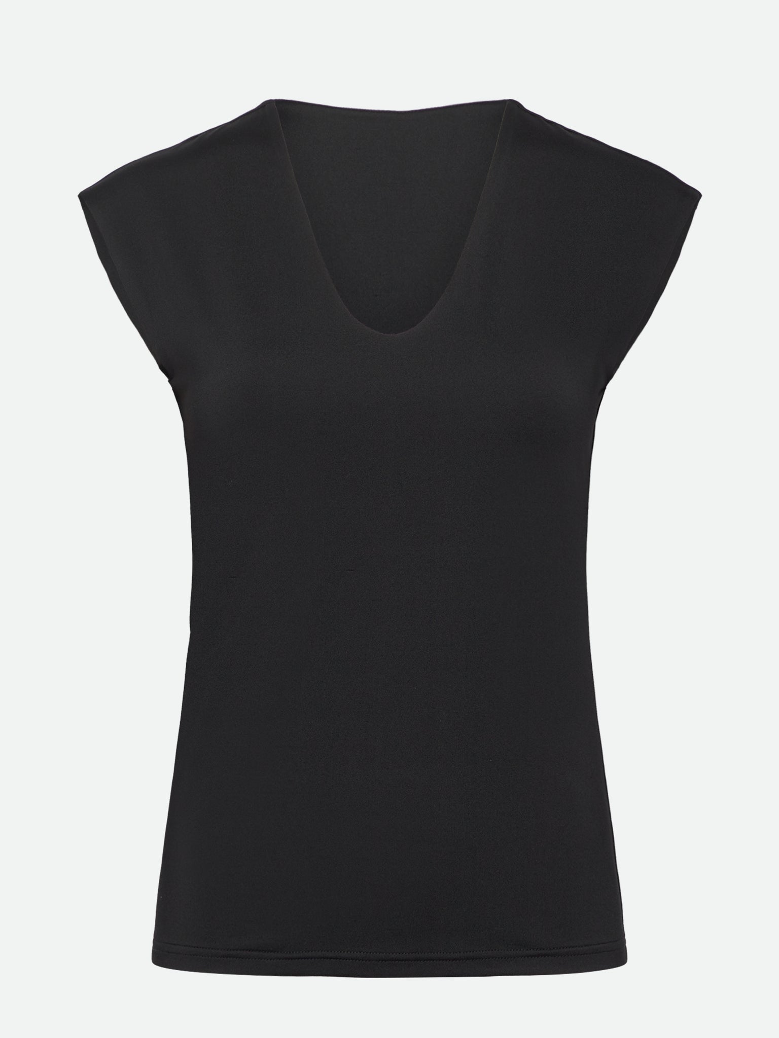 RWBillie Capsleeve V-neck top Top Rosemunde Woman 34 black