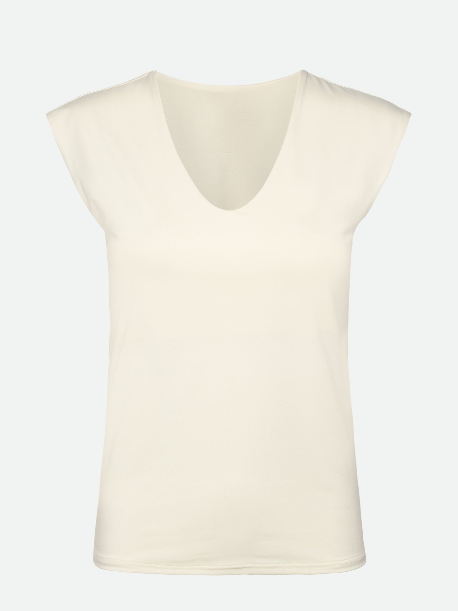 RWBillie Capsleeve V-neck top Top Rosemunde Woman 34 ivory