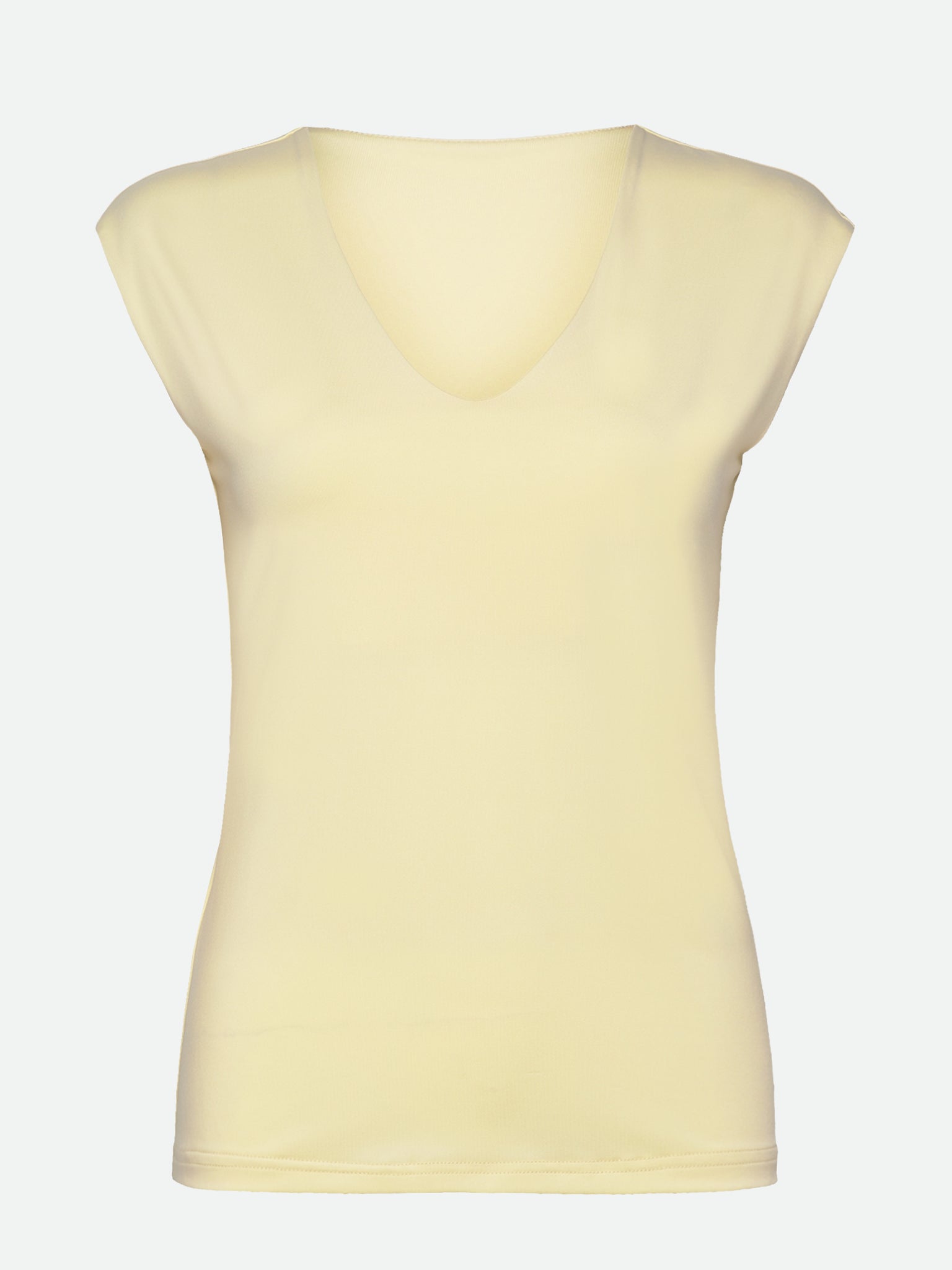 RWBillie Capsleeve V-neck top Top Rosemunde Woman 34 pastel yellow