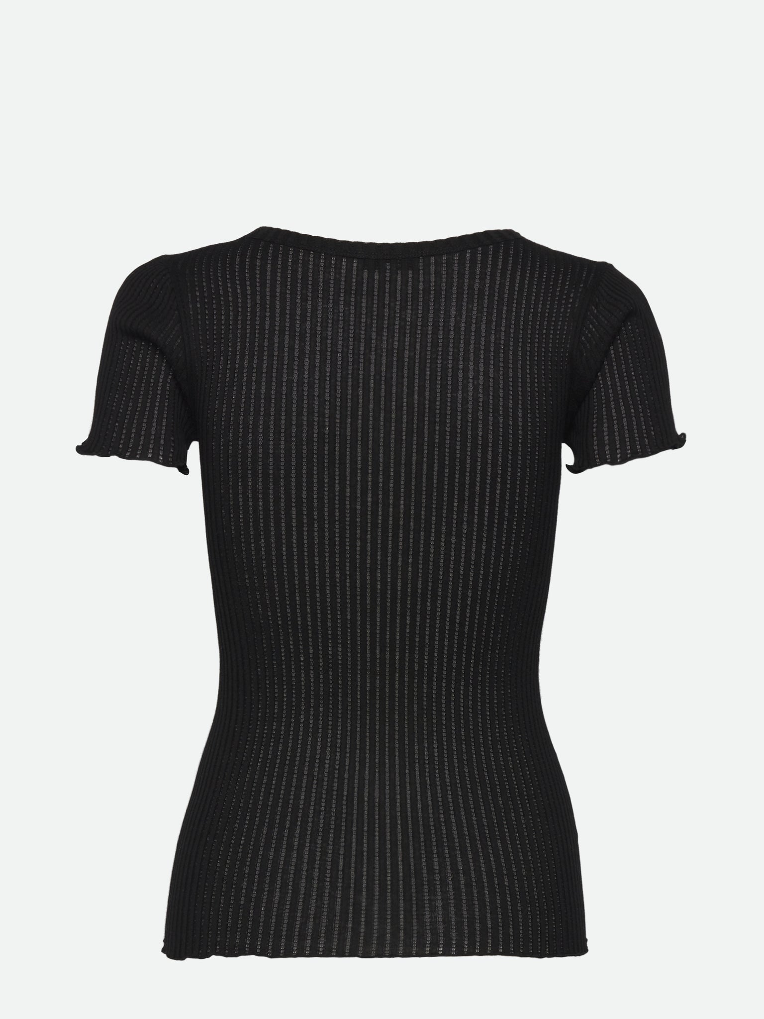 RWBelize Silk SS V-Neck T-shirt T-shirt Rosemunde Woman