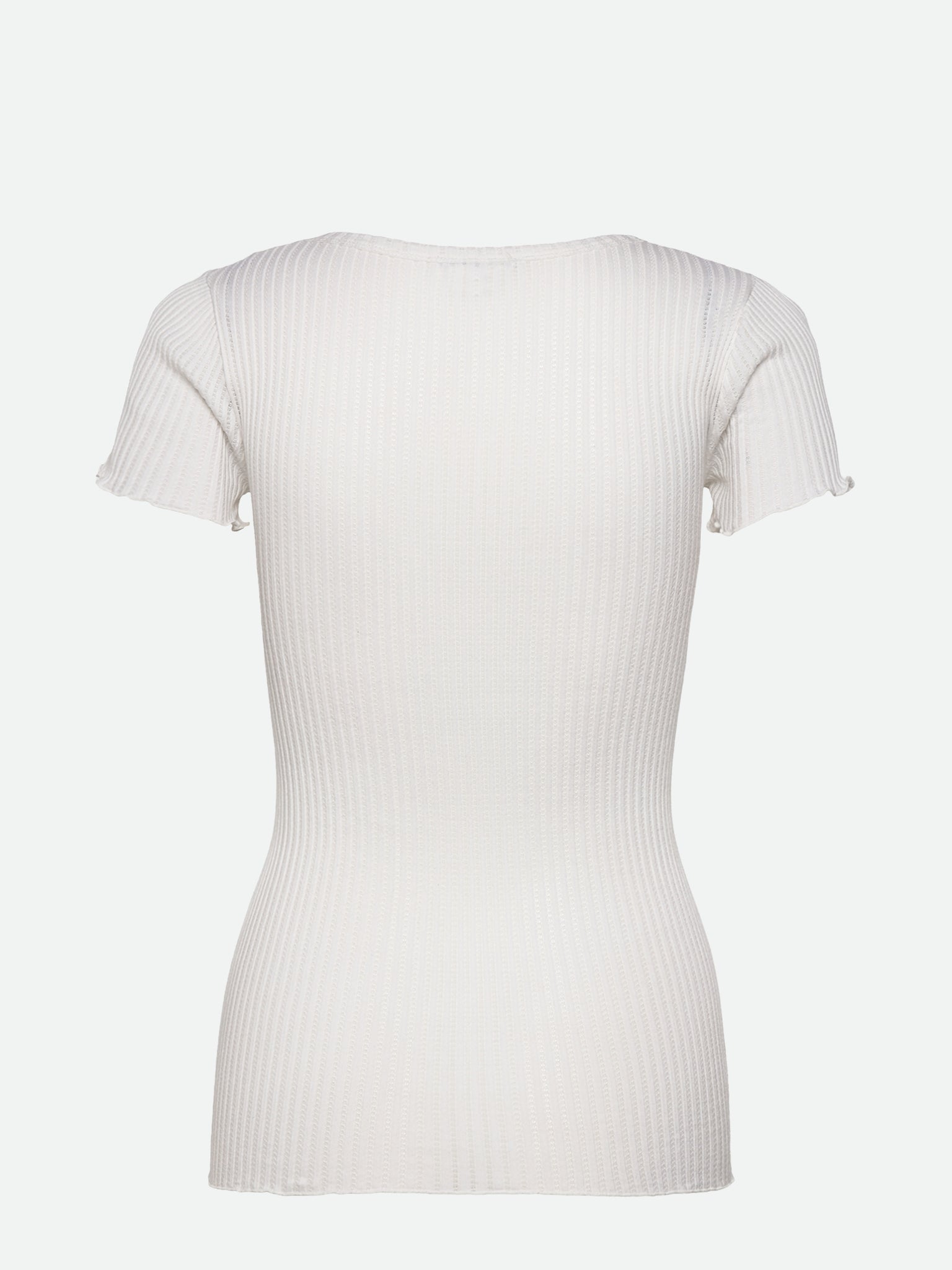 RWBelize Silk SS V-Neck T-shirt T-shirt Rosemunde Woman