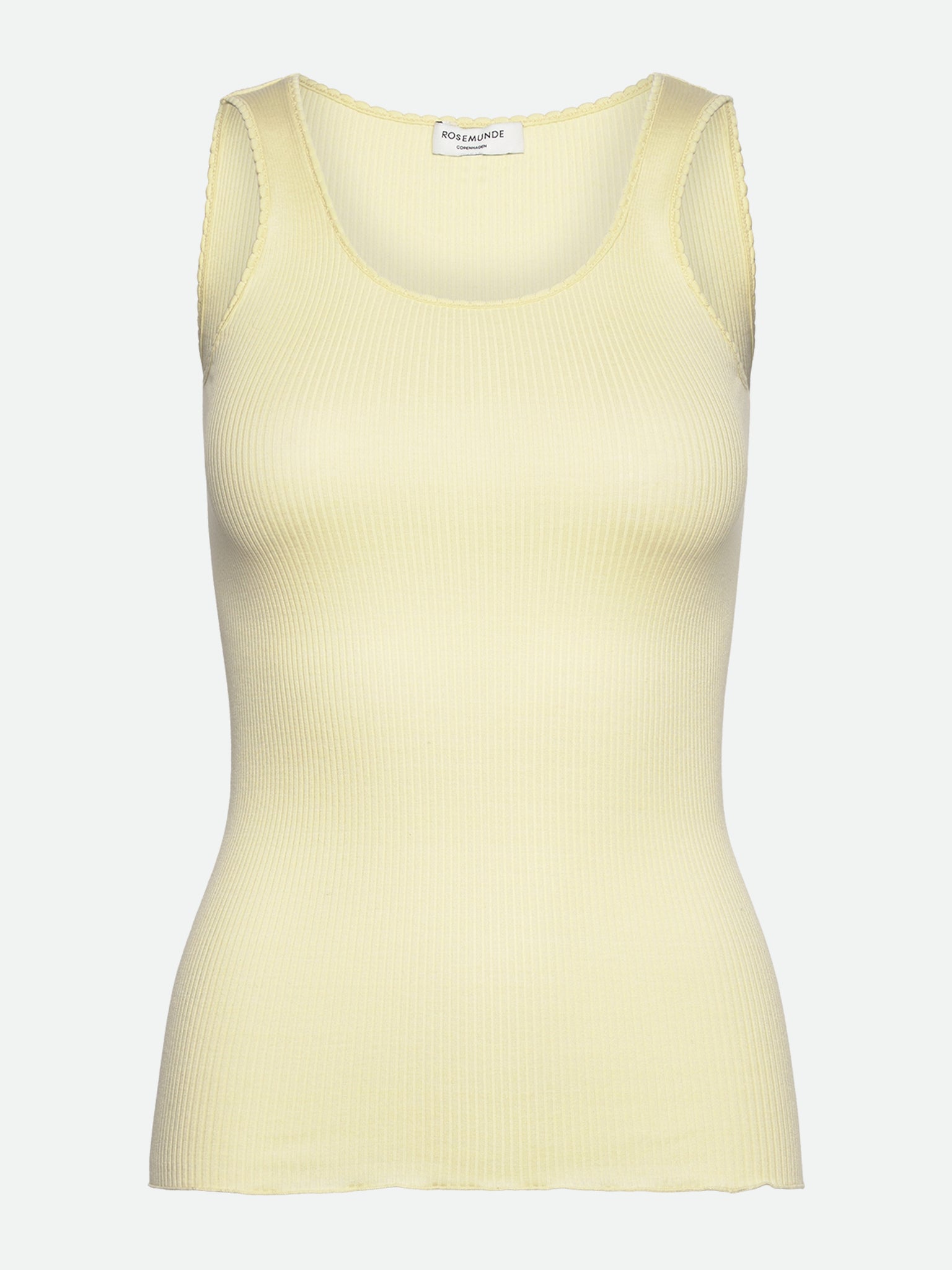 RWBeatha SL U-neck Top Top Rosemunde Woman XS pastel yellow