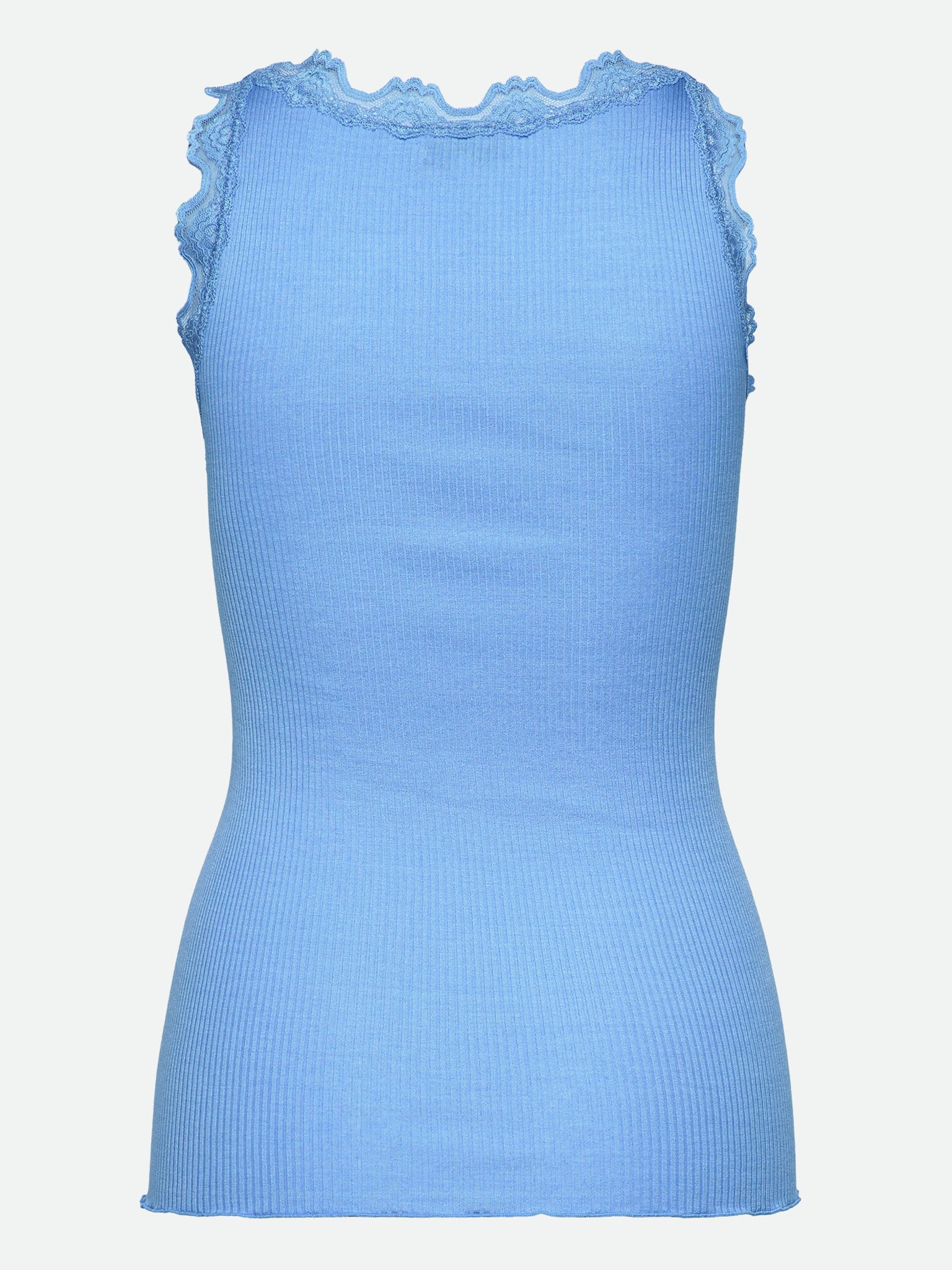 RWBeatha Silk SL V-neck Lace Top Top Rosemunde Woman