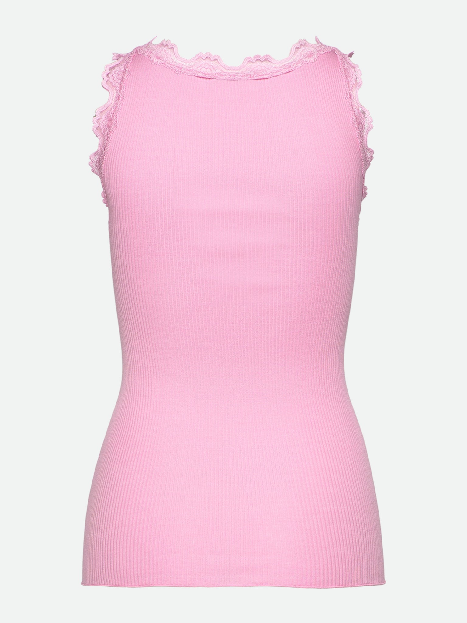 RWBeatha Silk SL V-neck Lace Top TOP Rosemunde Woman
