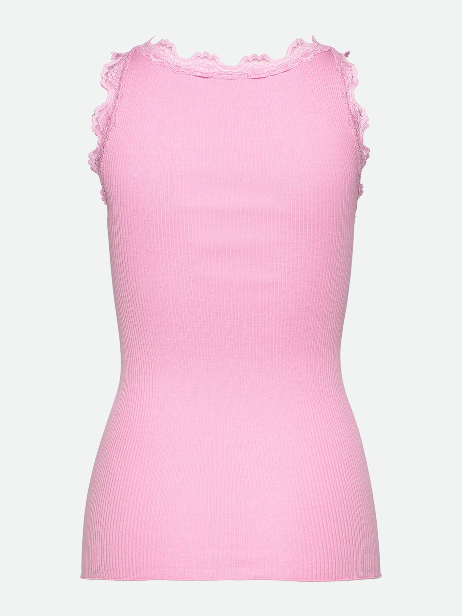 RWBeatha Silk SL V-neck Lace Top Top Rosemunde Woman