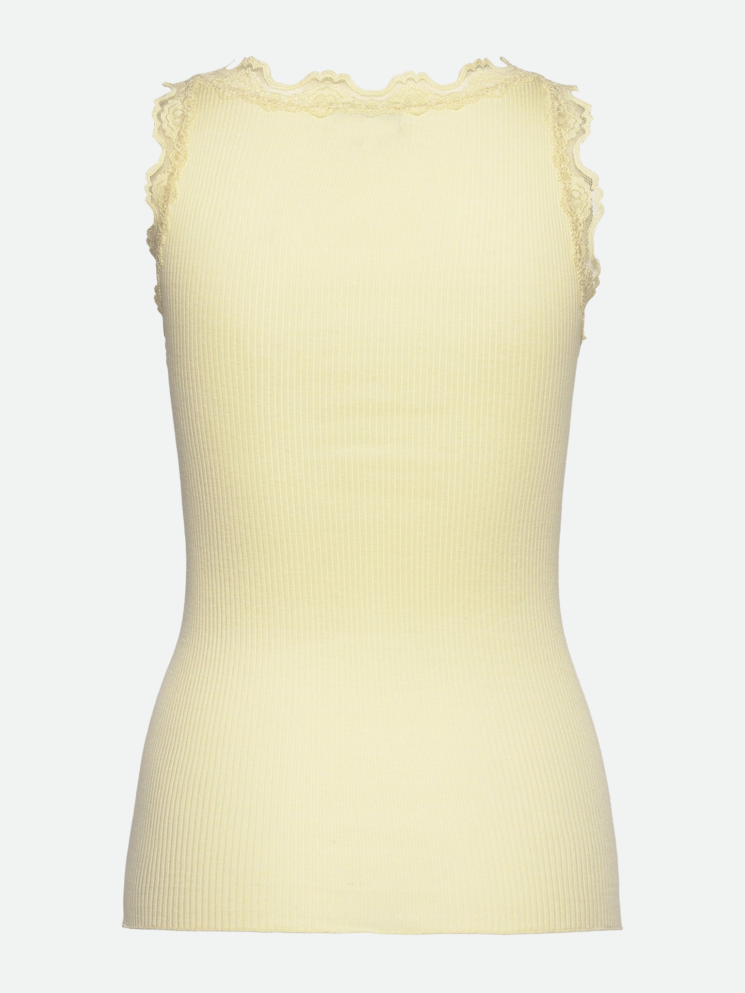 RWBeatha Silk SL V-neck Lace Top Top Rosemunde Woman