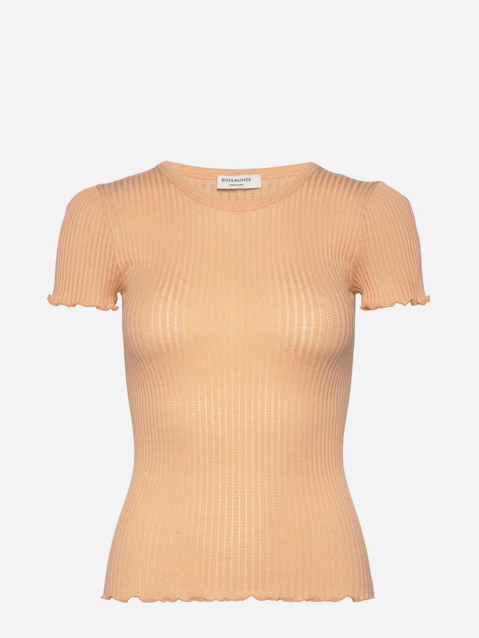 RWBelize Silk SS T-shirt T-shirt Rosemunde Woman XS peach fuzz