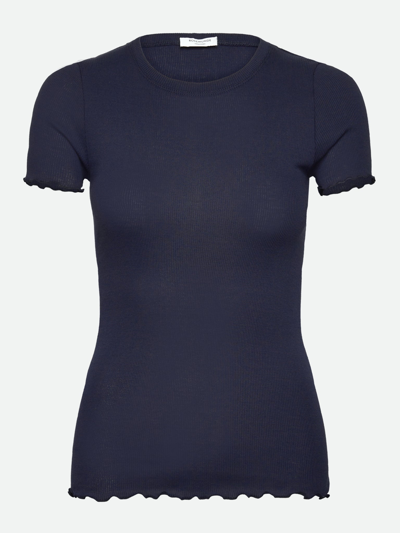 RWBernadine Organic SS O-neck T-shirt T-shirt Rosemunde Woman XS navy