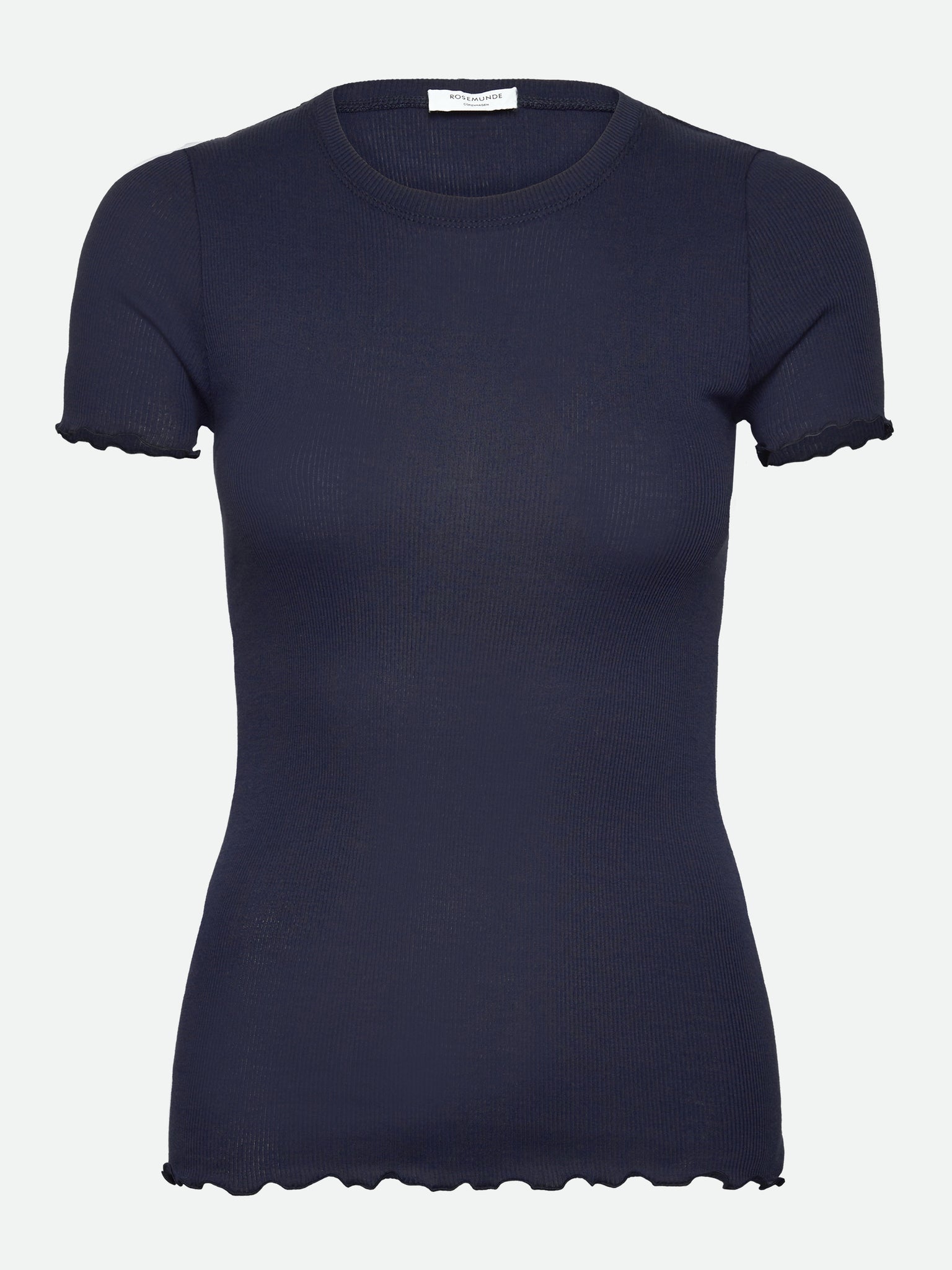 RWBernadine Organic SS O-neck T-shirt T-shirt Rosemunde Woman XS navy