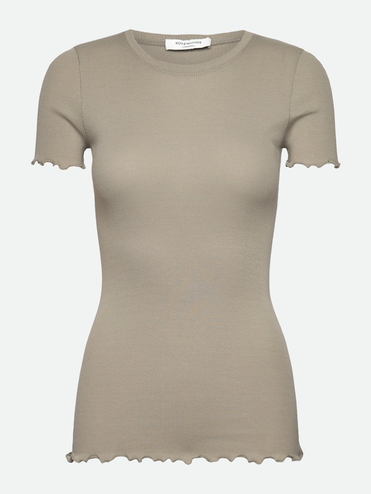 RWBernadine Organic SS O-neck T-shirt T-shirt Rosemunde Woman XS laurel oak