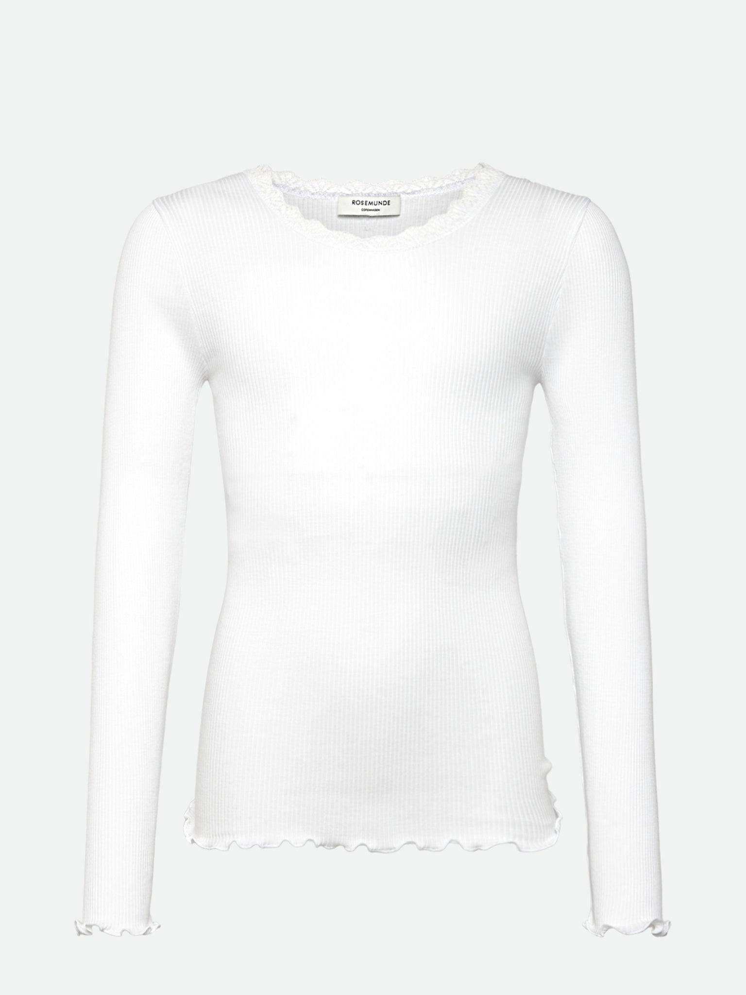 RKBalta Modal LS Lace T-shirt T-shirt Rosemunde Girls 128 new white