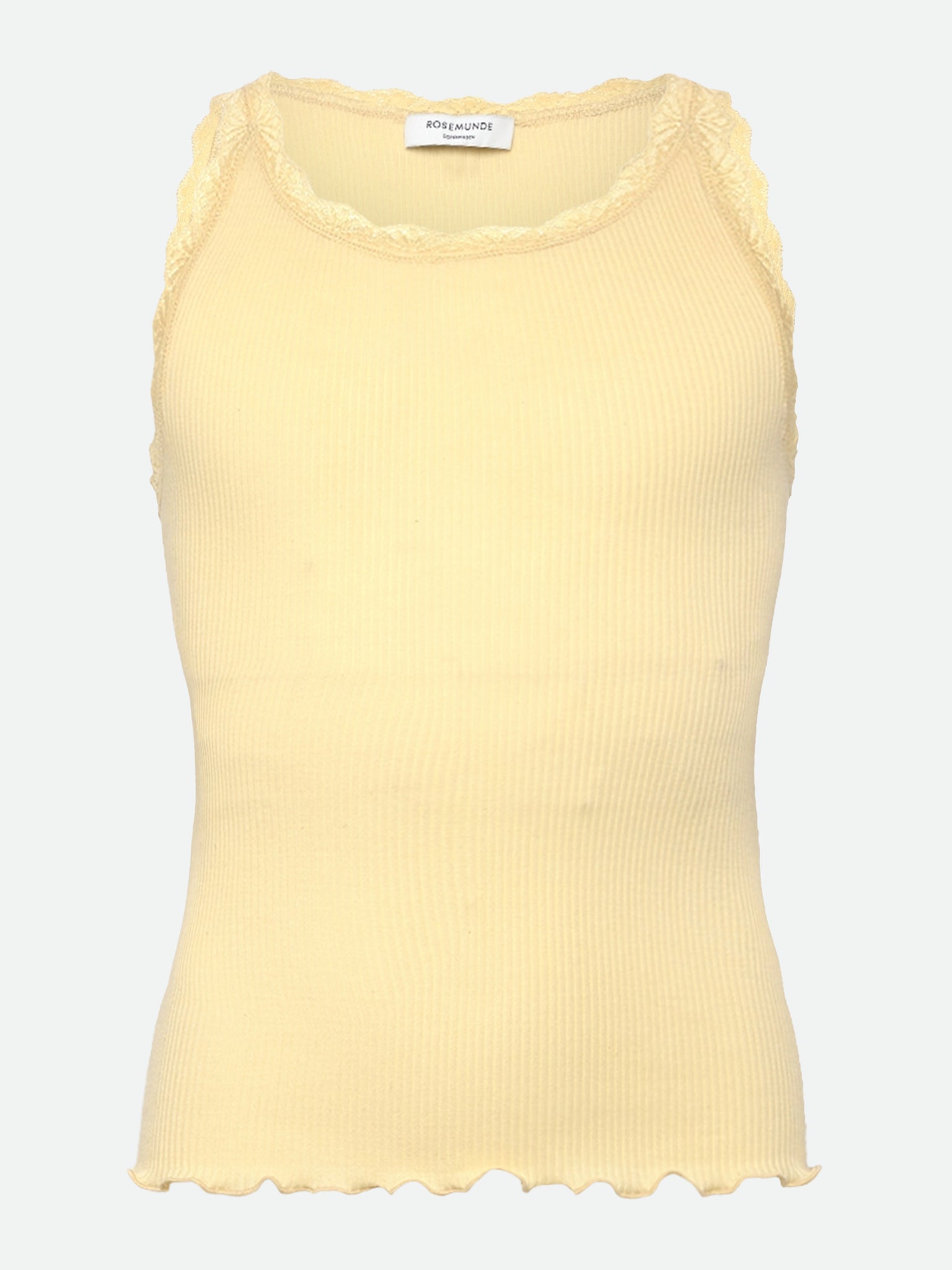 RKBalta Modal SL Short Lace Top Top Rosemunde kids 128 pastel yellow