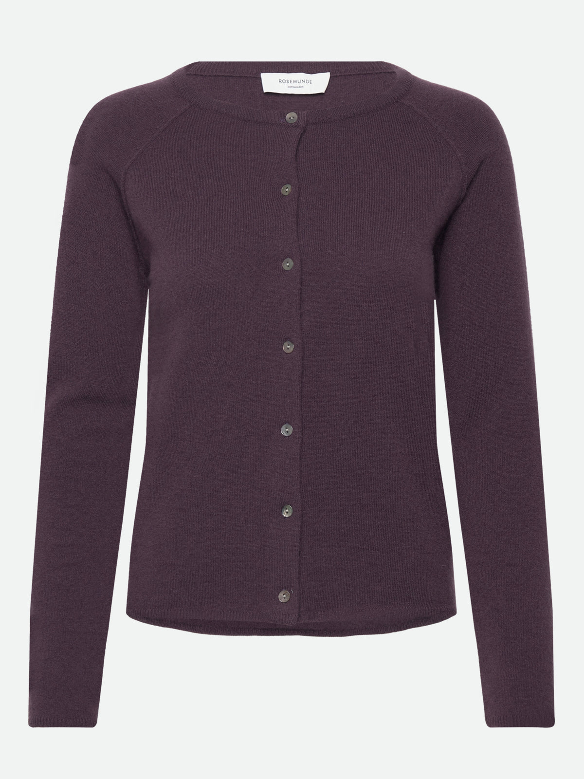 RWLaica Cashmere Long Sleeve O-neck Raglan Cardigan
