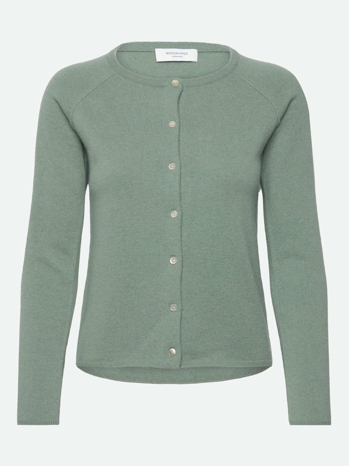 RWLaica Cashmere Long Sleeve O-neck Raglan Cardigan