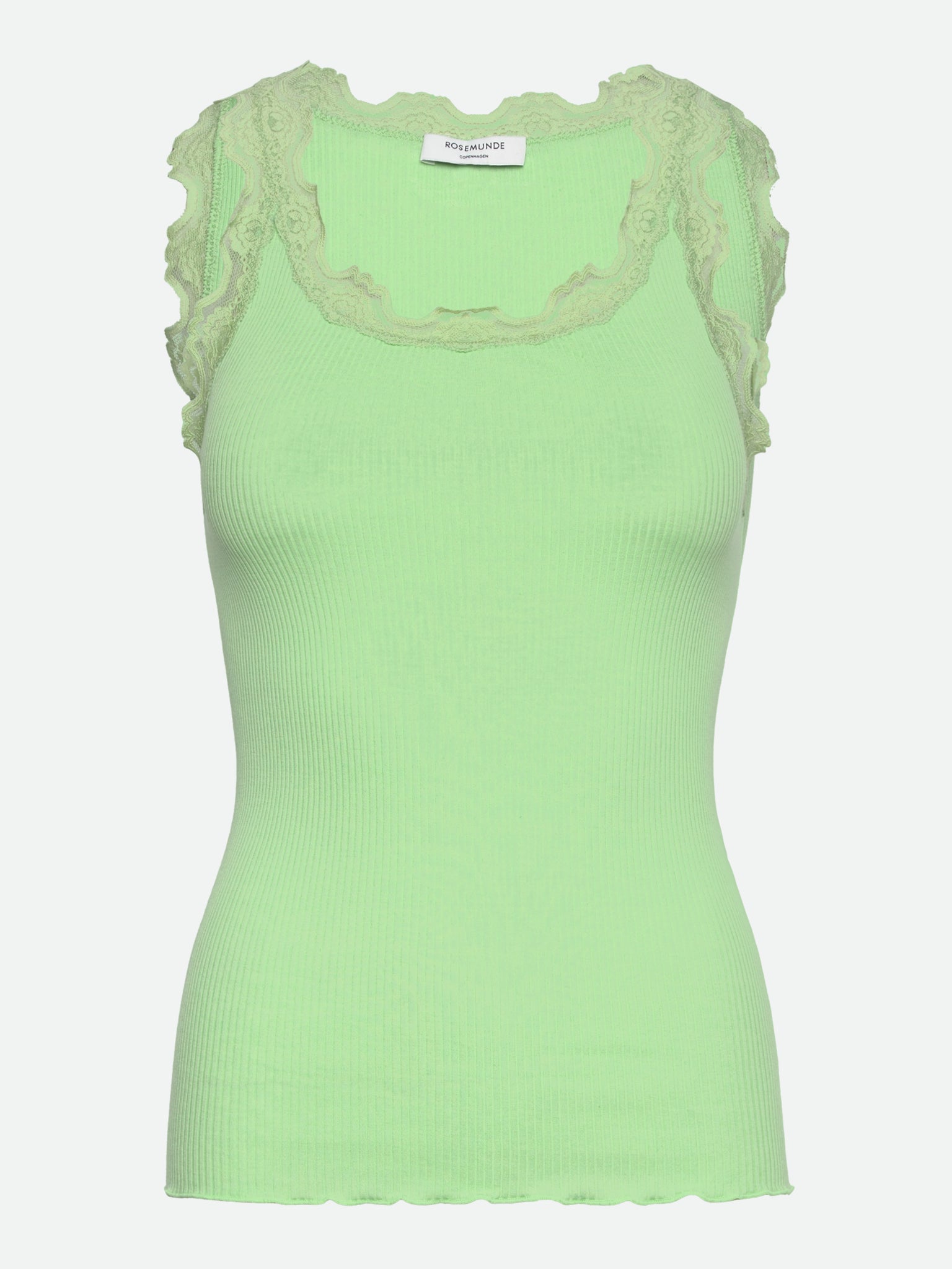 RWBabette Silk SL U-neck Long Lace Top