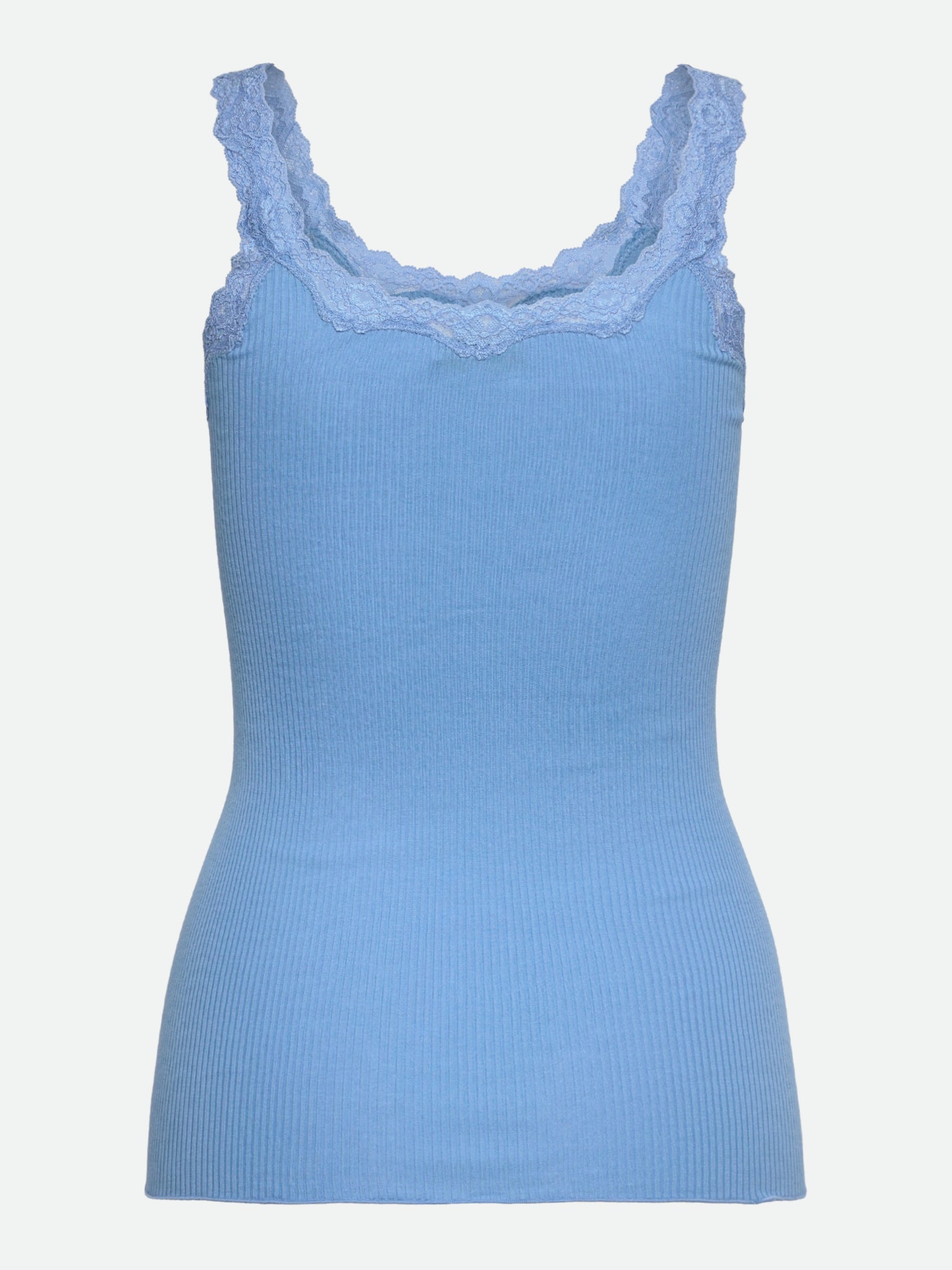 RWBabette Silk SL Deep Back Lace Top TOP Rosemunde Woman