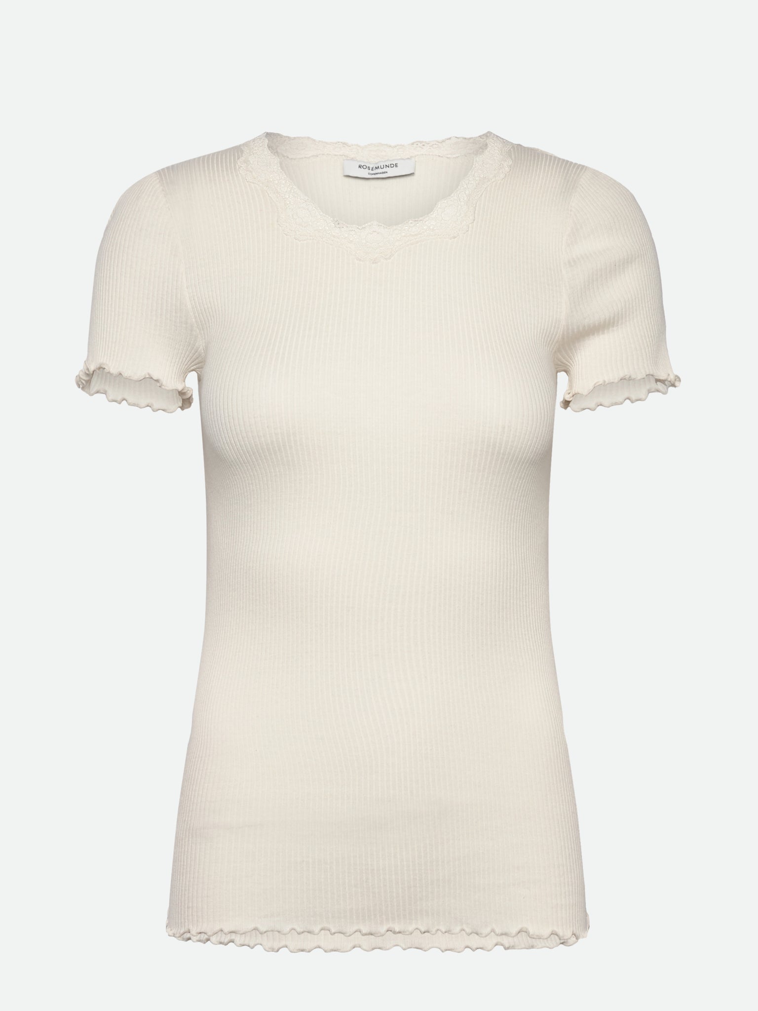 RWBeatha Silk Short Sleeve Lace T-shirt