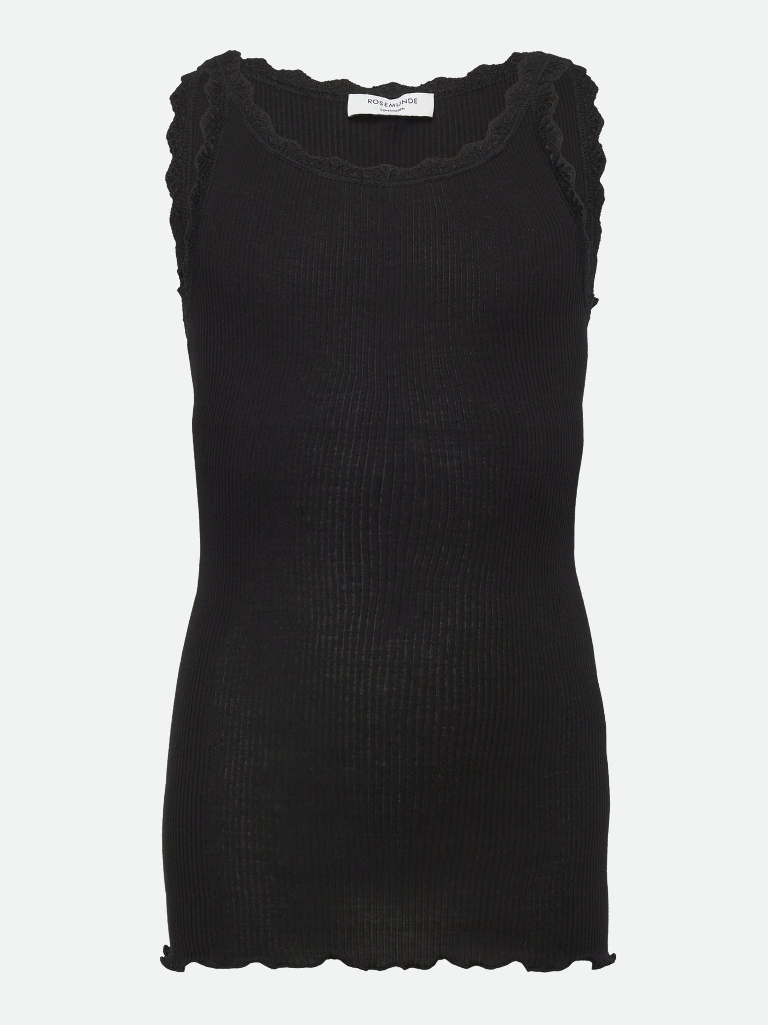 RKBalta Modal SL Lace Top Top Rosemunde Kids 128 black