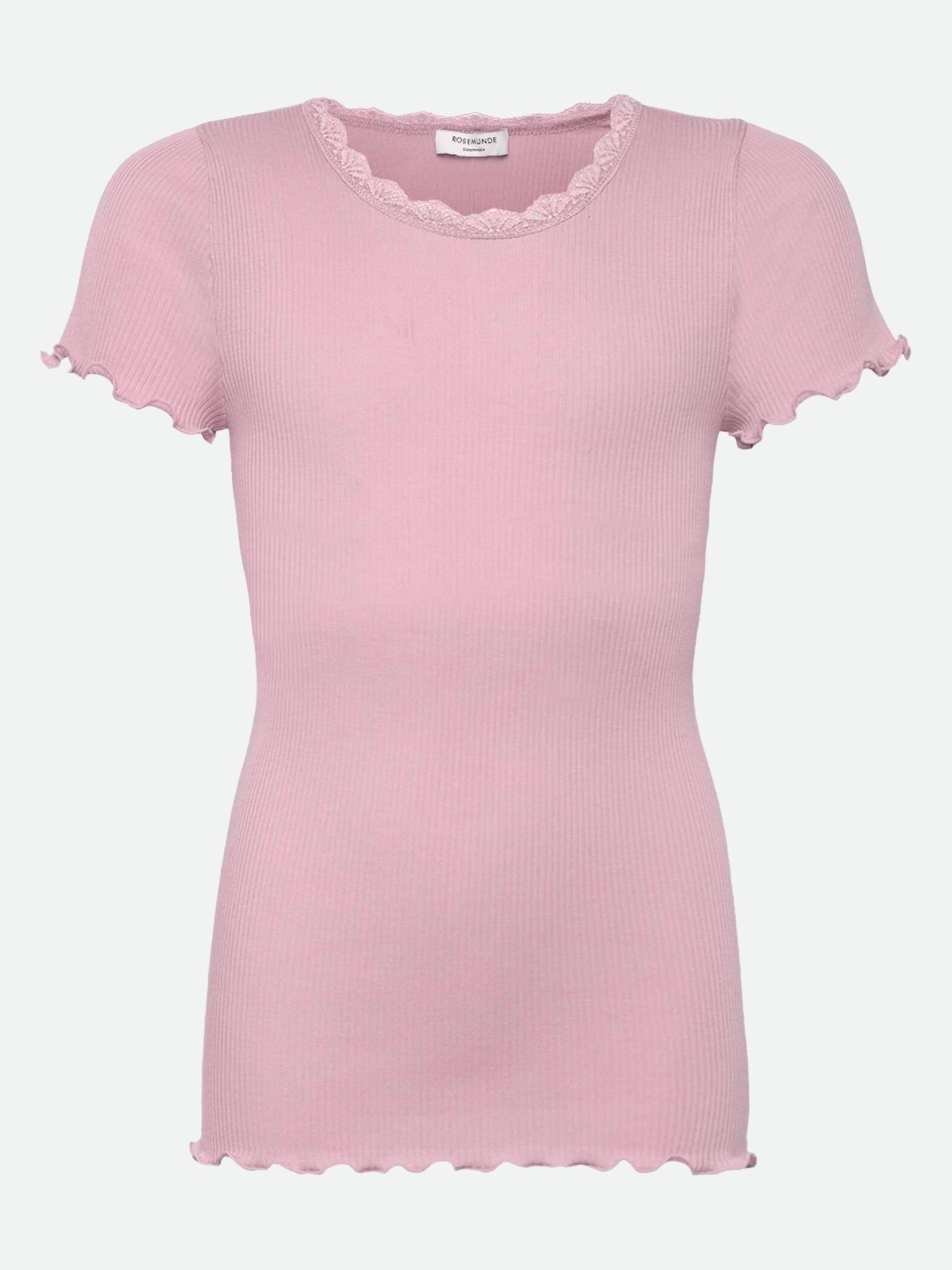 RKBalta Modal SS Lace T-shirt T-shirt Rosemunde kids 128 pink-a-boo