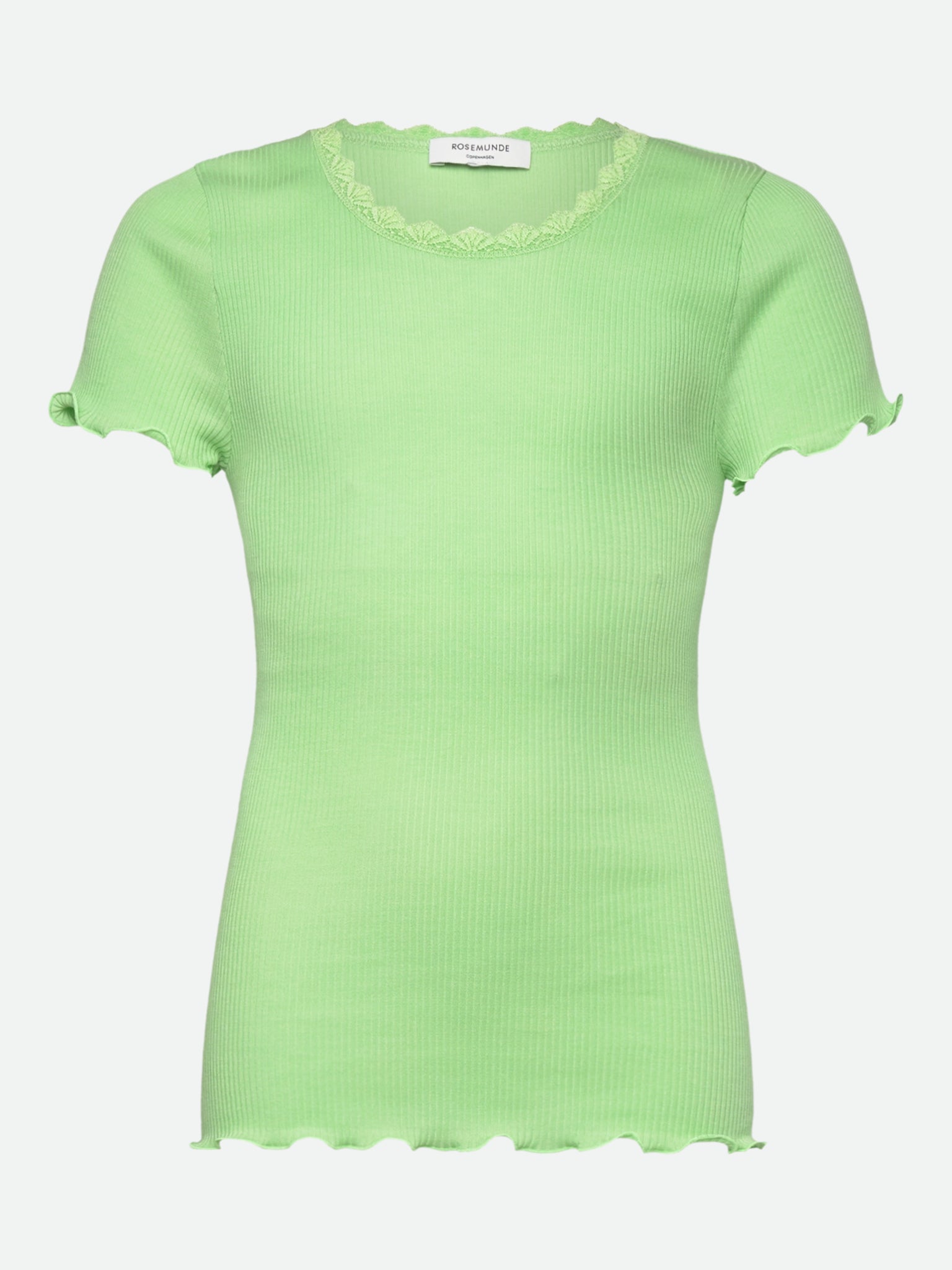 RKBalta Modal SS Lace T-shirt T-shirt Rosemunde kids 128 pistachio green