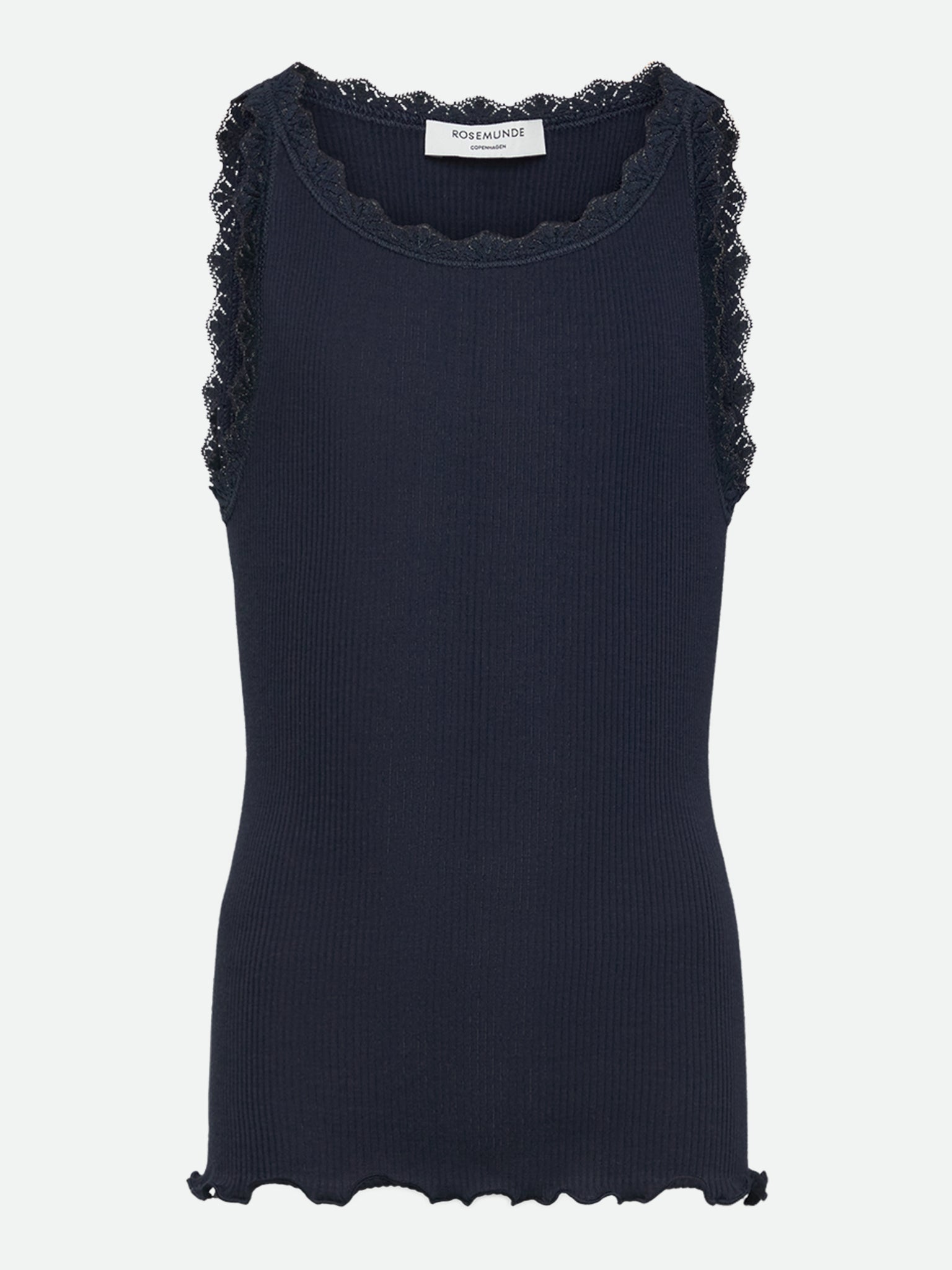 RKBalta Modal SL Short Lace Top Top Rosemunde Girls 128 navy