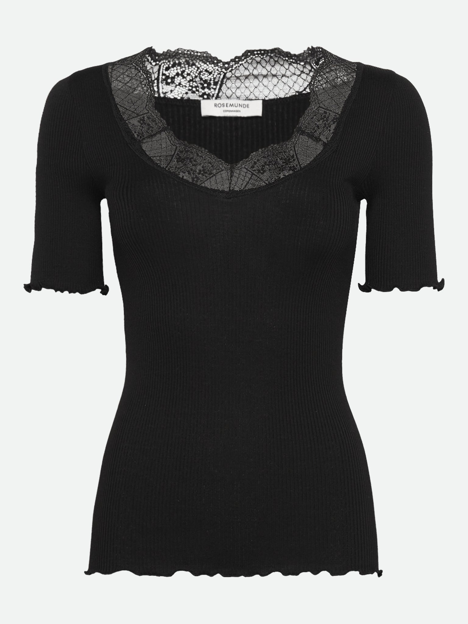 RWBeatha 2/4 Lace T-shirt T-shirt Rosemunde Woman XS black