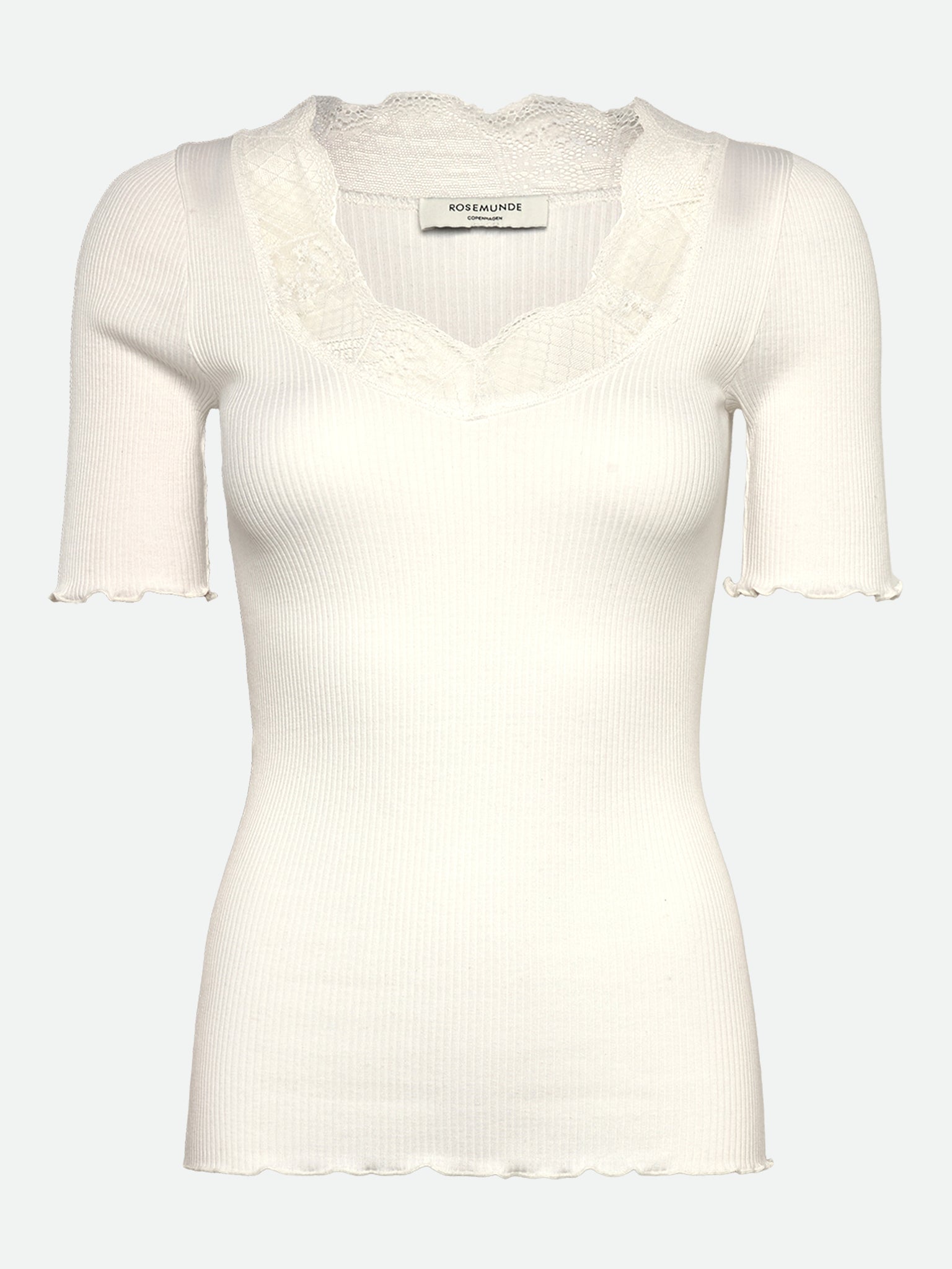 RWBeatha 2/4 Lace T-shirt T-shirt Rosemunde Woman XS ivory