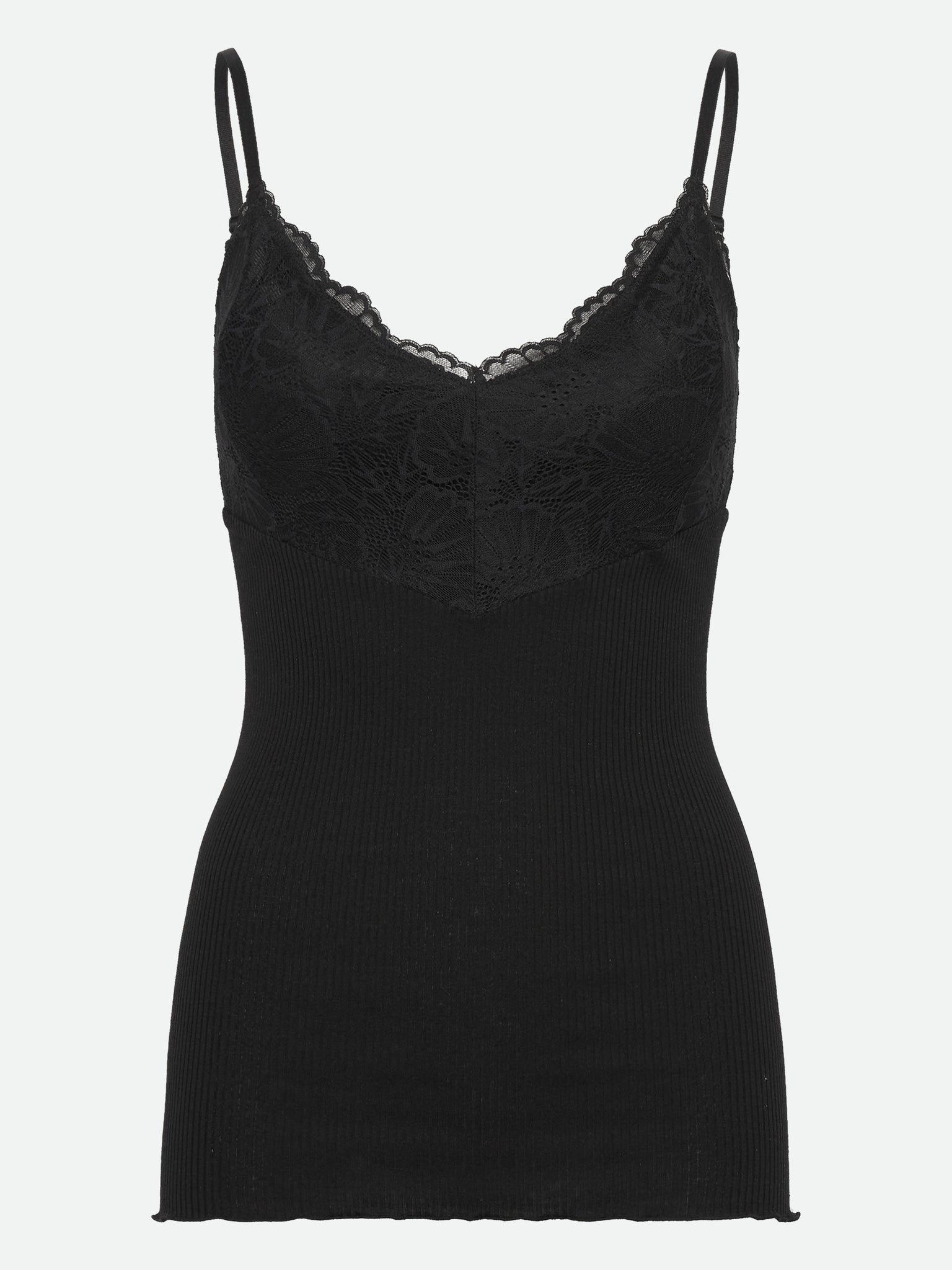 RWBeatha SL Strap Lace Top Top Rosemunde Woman XS black