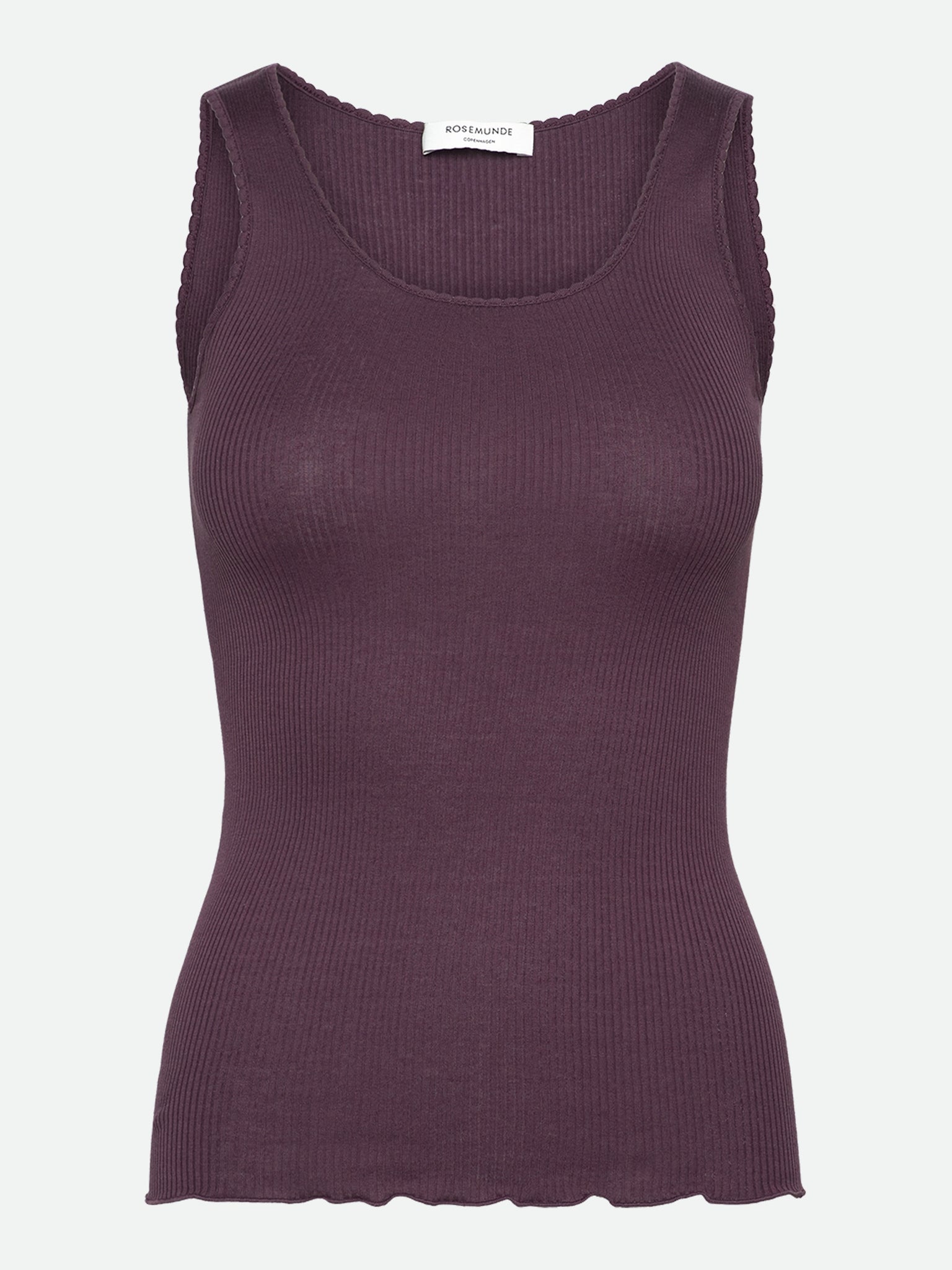 RWBeatha SL U-neck Top Top Rosemunde Woman XS plum perfect