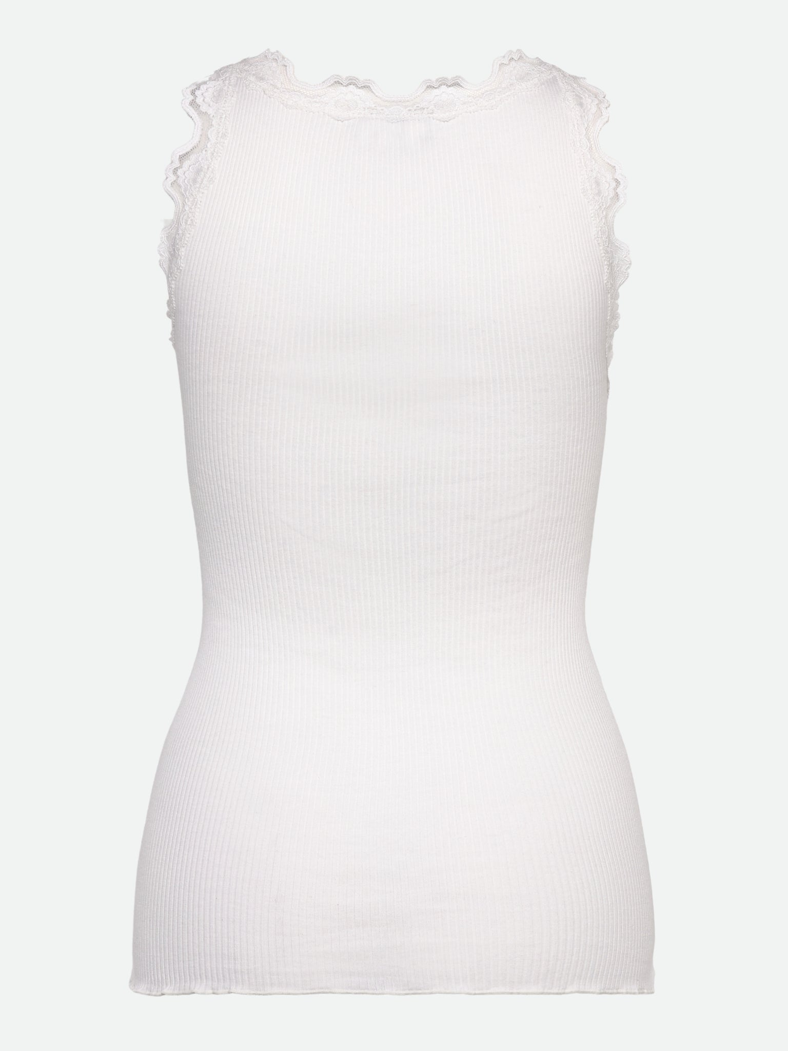 RWBeatha Silk SL V-neck Lace Top Top Rosemunde Woman