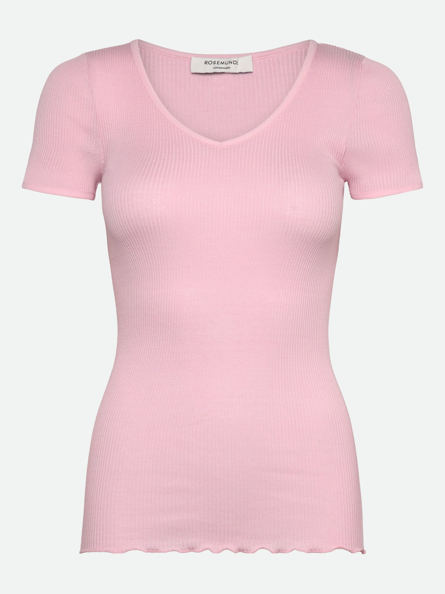 RWBeatha SS V-neck T-shirt T-shirt Rosemunde Woman XS pink-a-boo