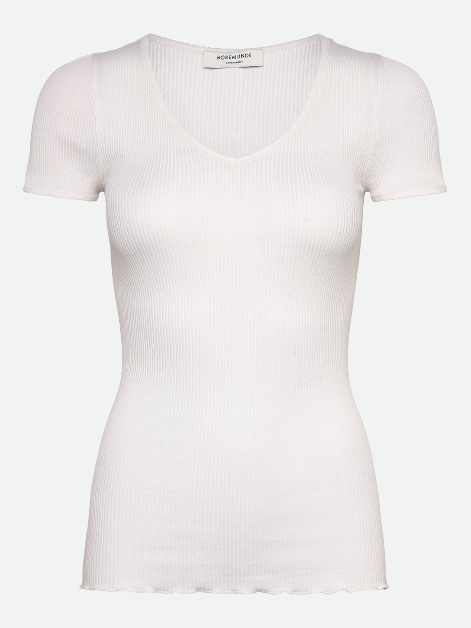 RWBeatha SS V-neck T-shirt T-shirt Rosemunde Woman XS new white