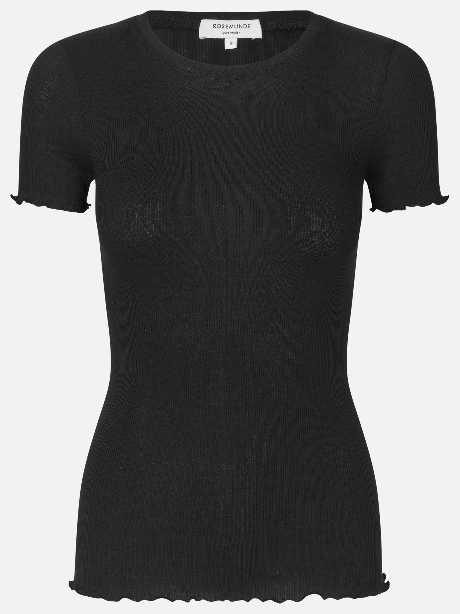 RWBernadine Organic SS O-neck T-shirt T-shirt Rosemunde Woman XS black