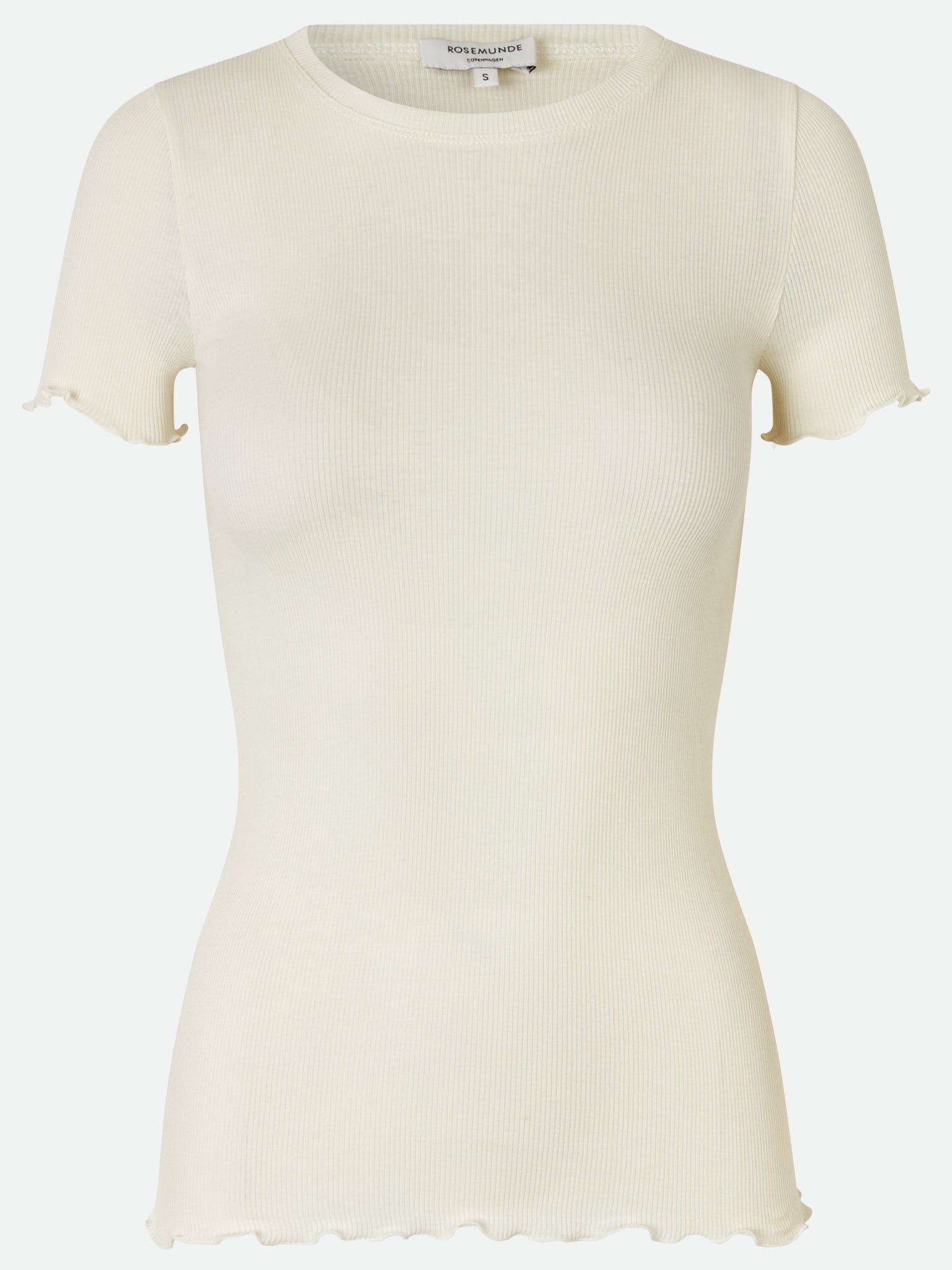RWBernadine Organic SS O-neck T-shirt T-shirt Rosemunde Woman XS ivory