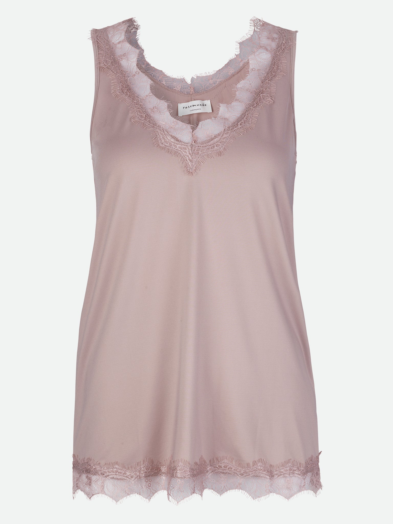 RWBillie SL Lace V-Neck Top Top Rosemunde Woman 34 vintage powder