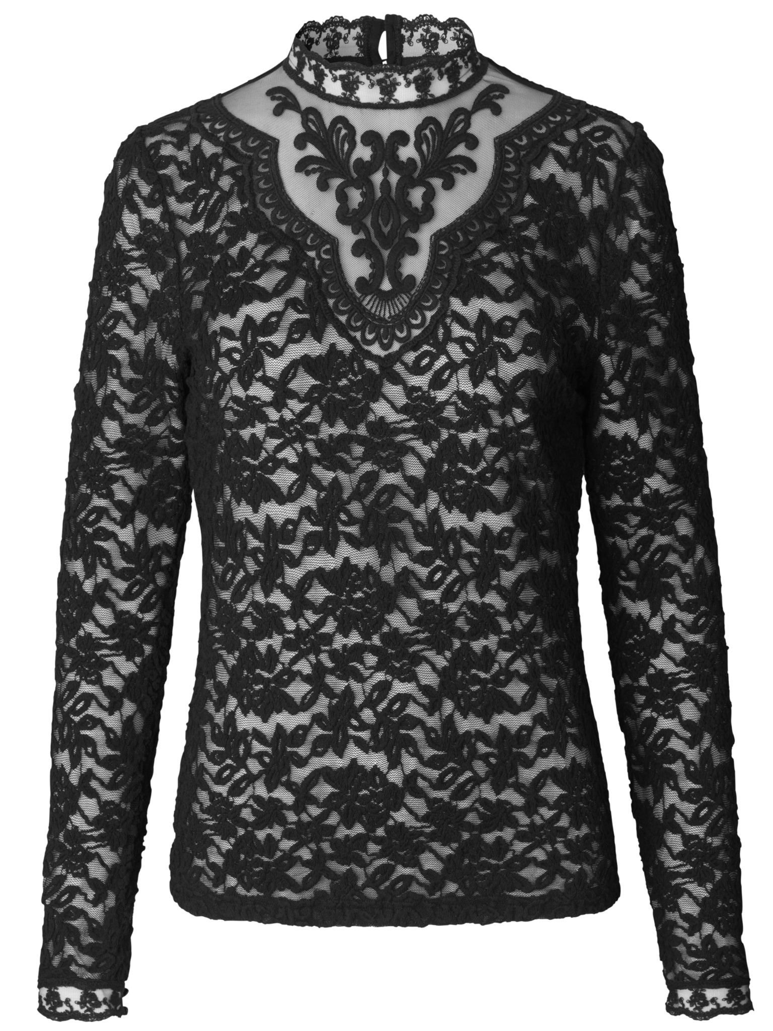 RWDelicia Lace Blouse Blouse Rosemunde Woman XS black