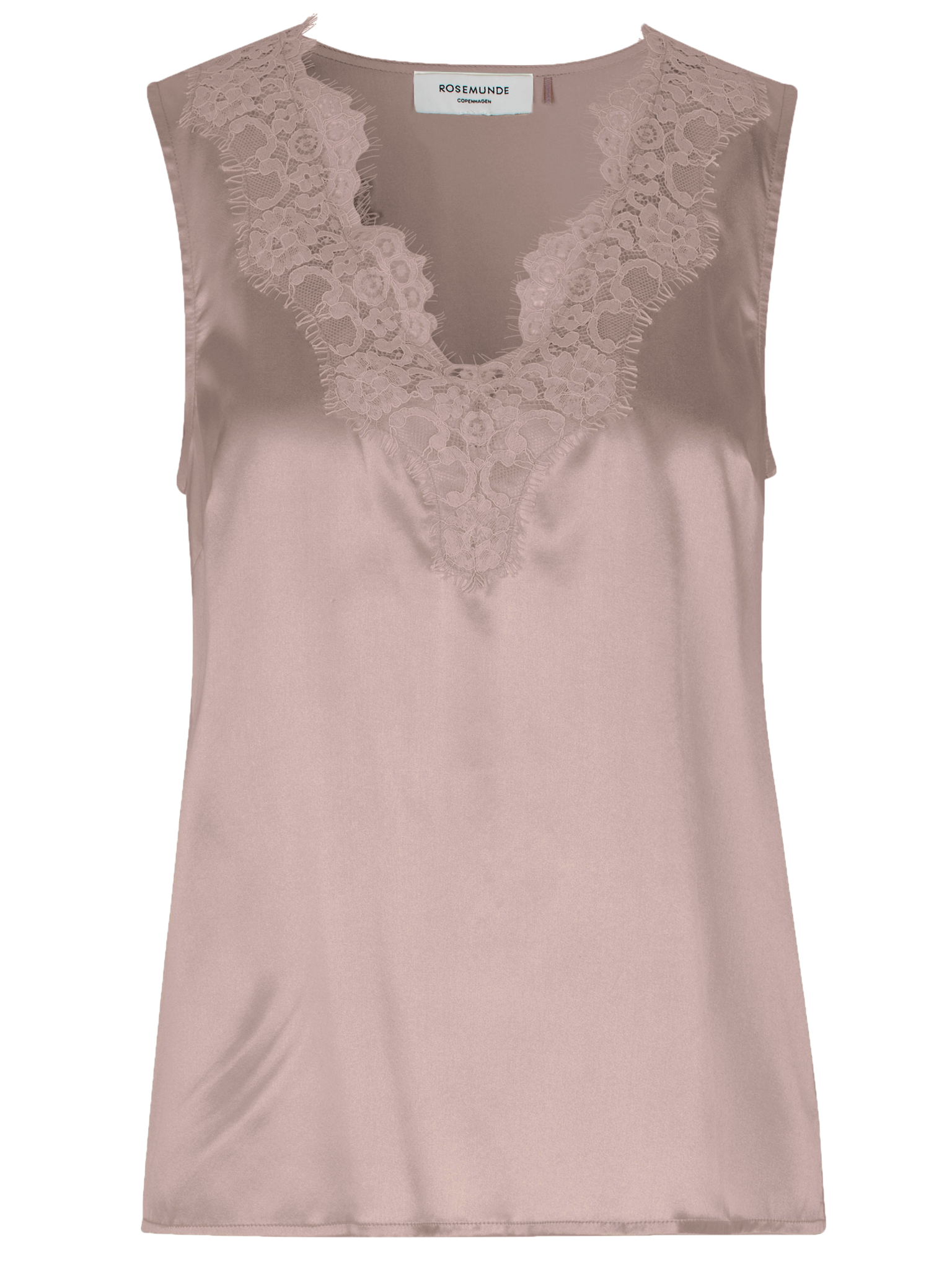 RWJade Silk Lace Top TOP Rosemunde Woman 34 vintage powder