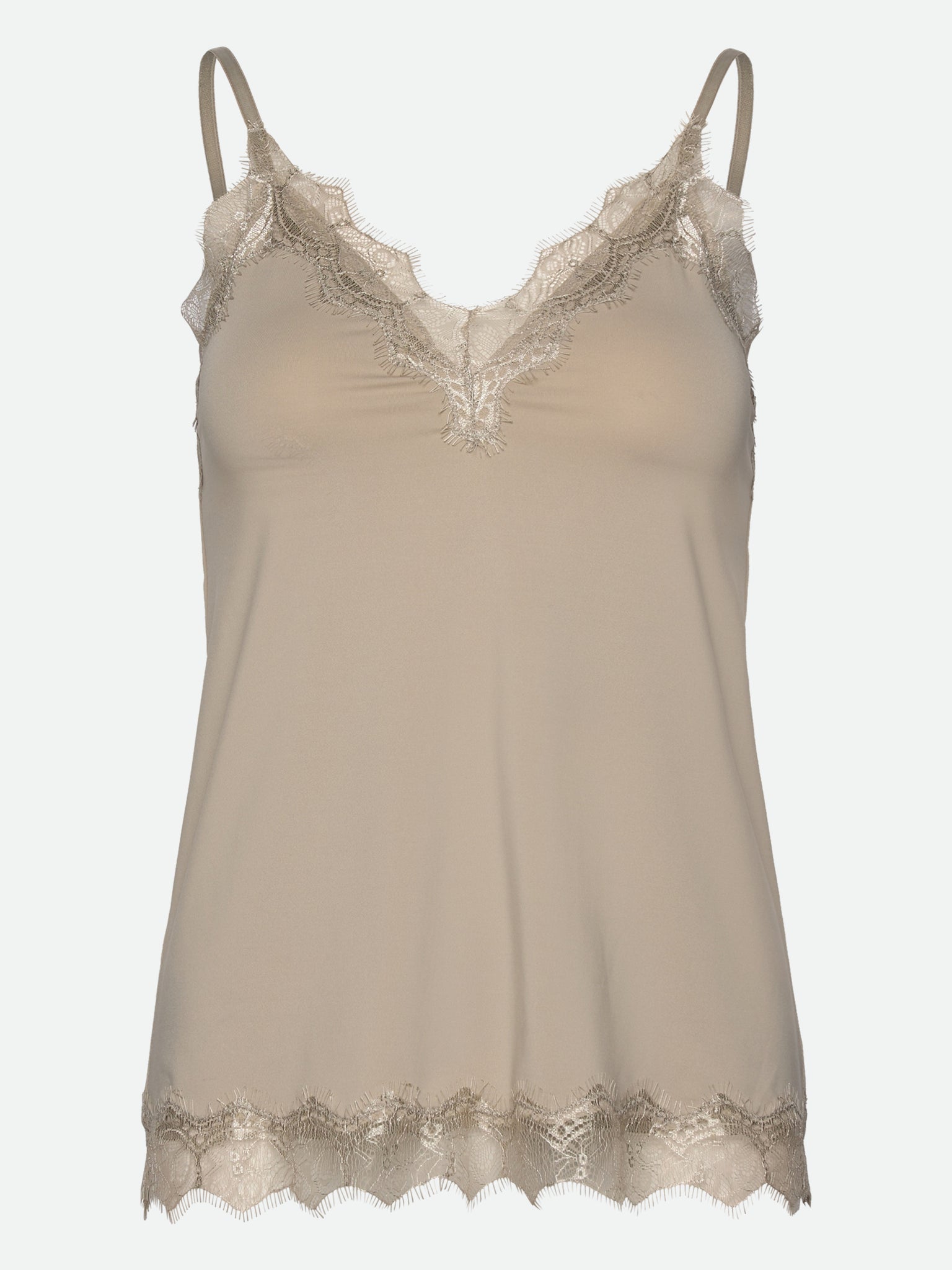 RWBillie SL Lace Strap Top Top Rosemunde Woman 36 abbey stone