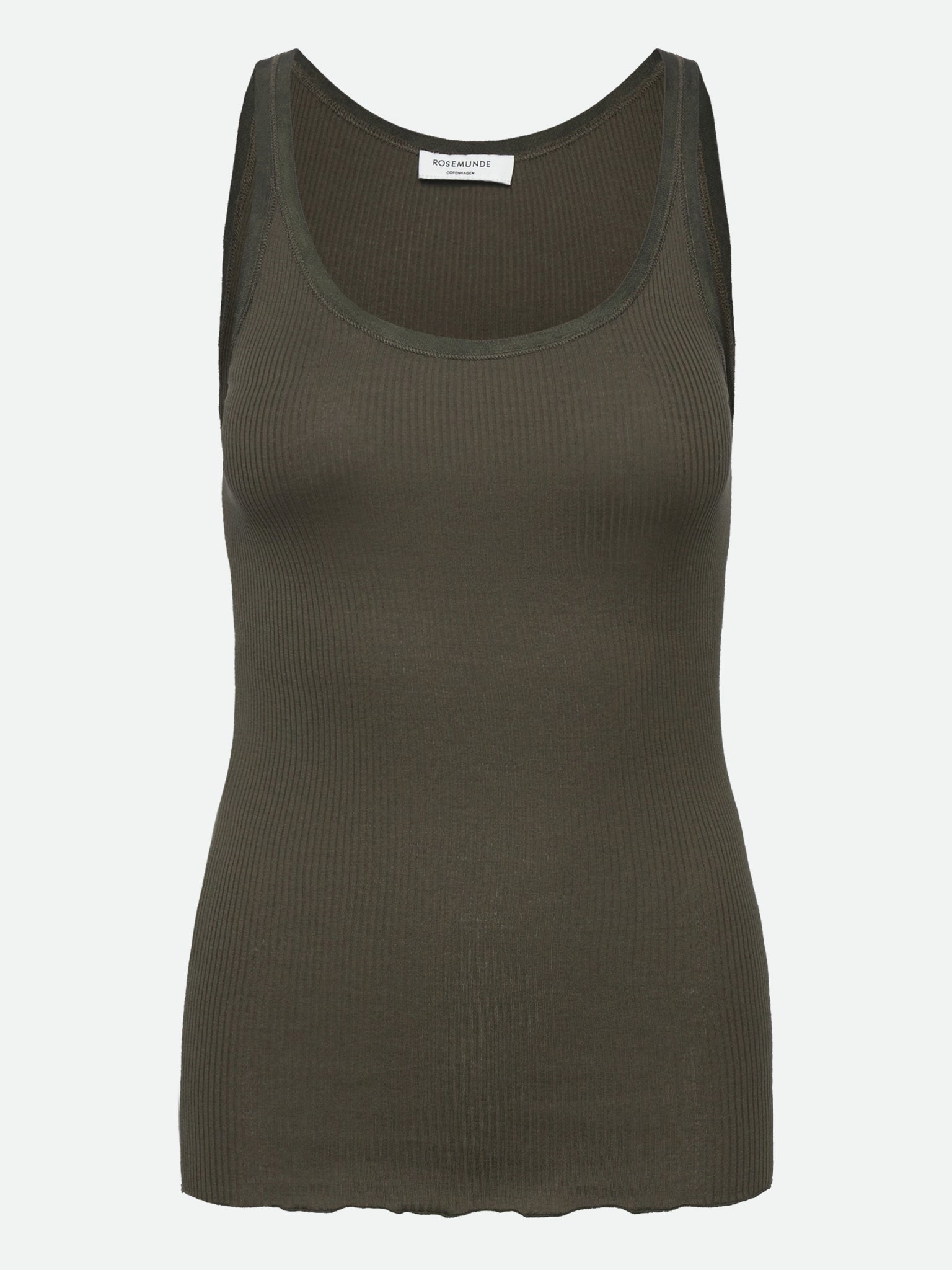 RWBelle Silk U-neck Strap Elastic Top TOP Rosemunde Woman XS forrest night