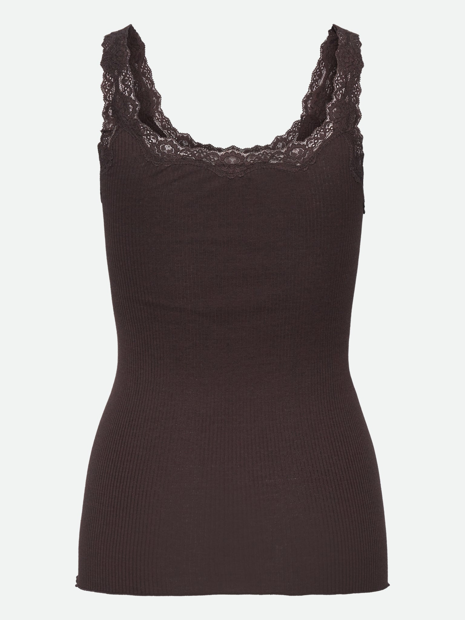 RWBabette Silk SL Deep Back Lace Top TOP Rosemunde Woman