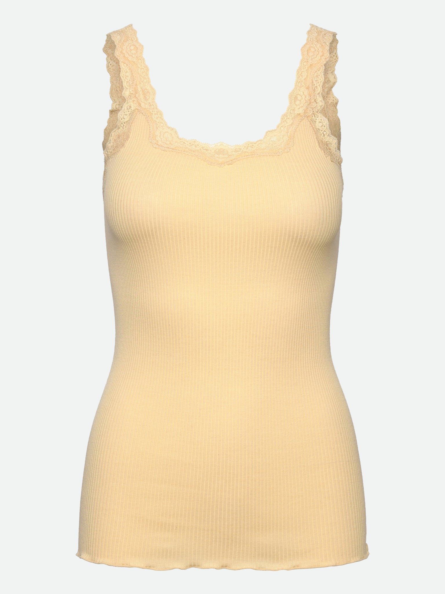 RWBabette Silk SL Deep Back Lace Top TOP Rosemunde Woman