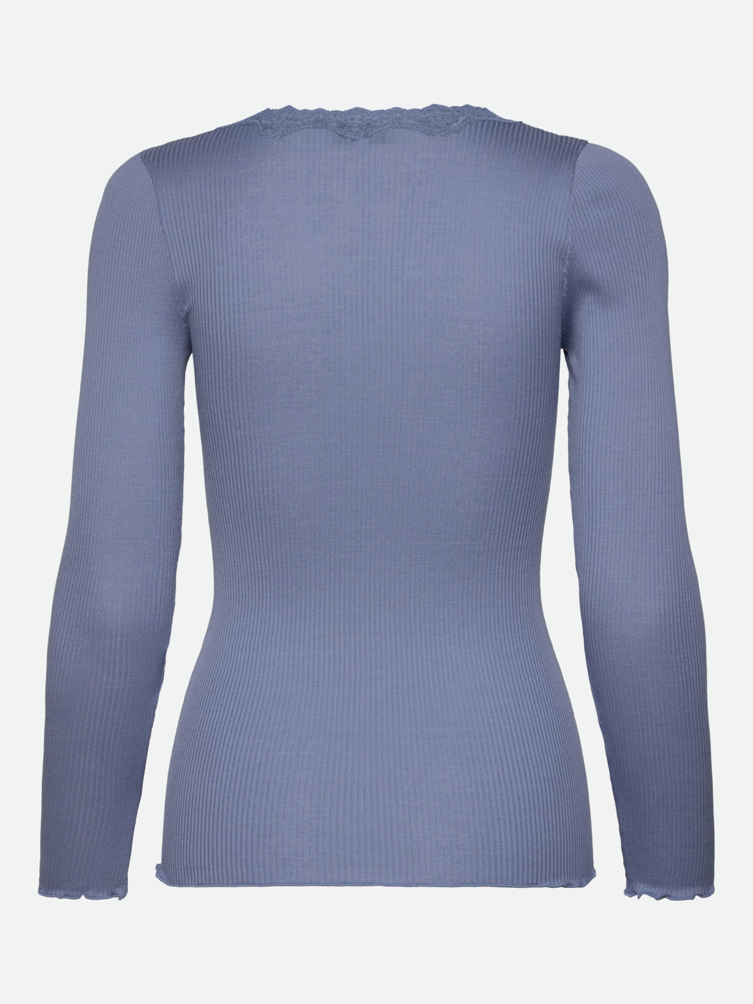 RWBabette Silk LS U-neck Lace T-shirt T-SHIRT LS Rosemunde Woman