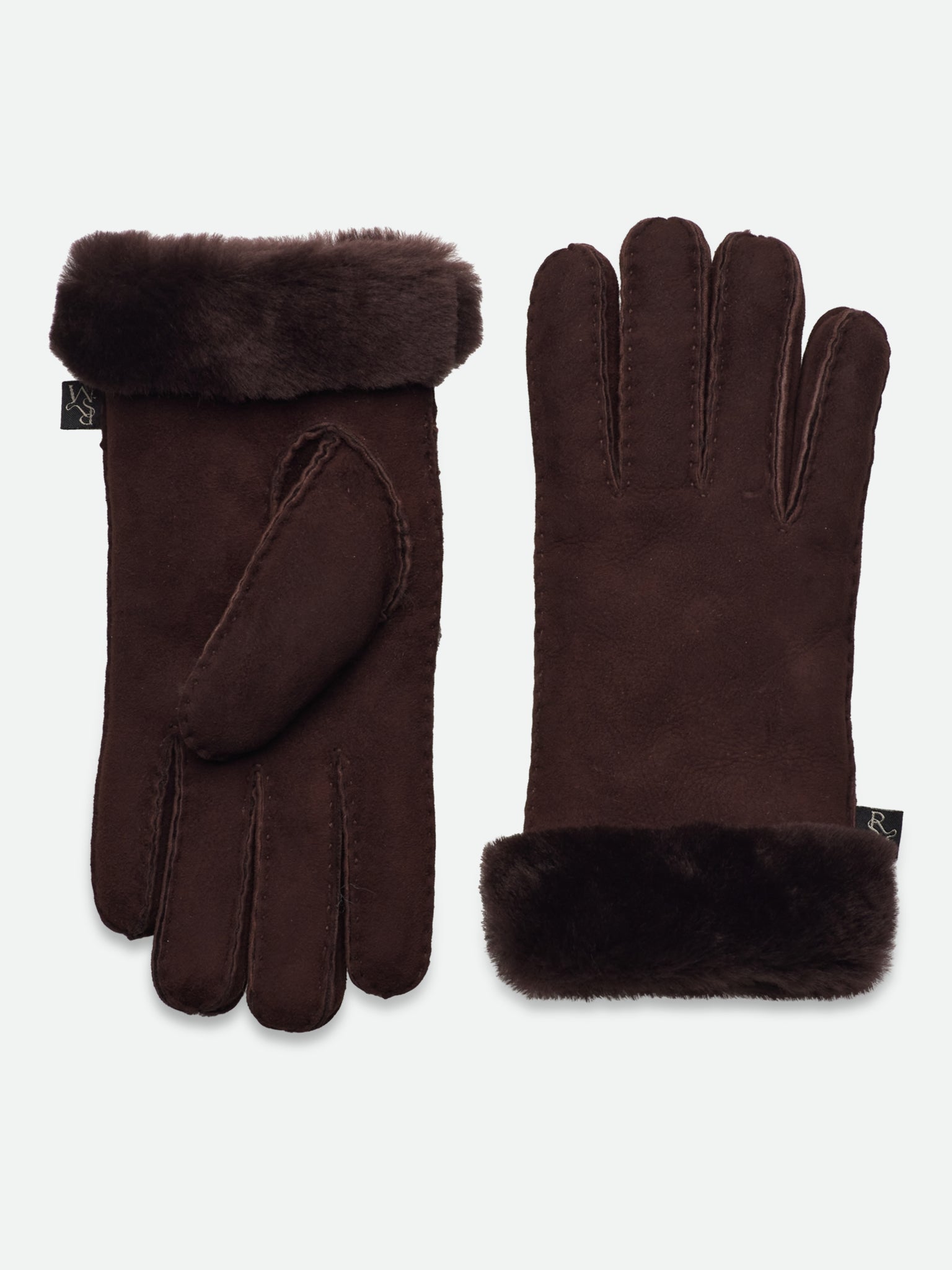 RHSydney Shearling Gloves GLOVES Rosemunde Woman XS/S coffee brown