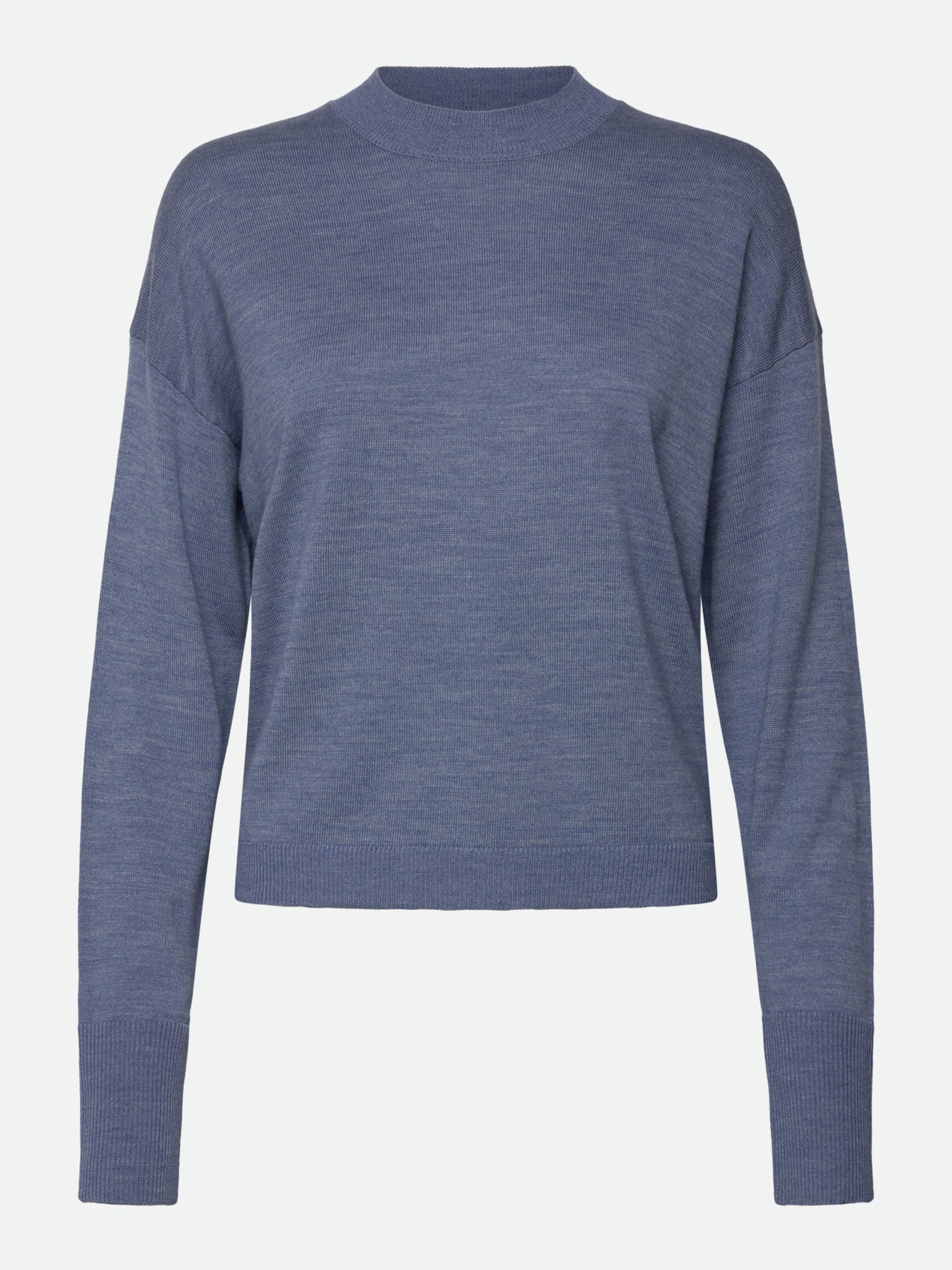 RWValencia Merino Wool Longsleeve Pullover PULLOVER Rosemunde Woman XS infinity melange