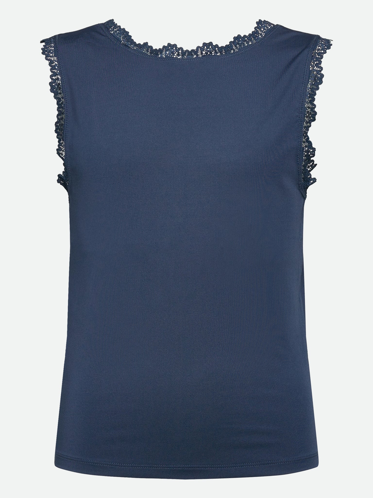 RKBillie SL Square Lace Top TOP Rosemunde Girls 128 Insignia blue