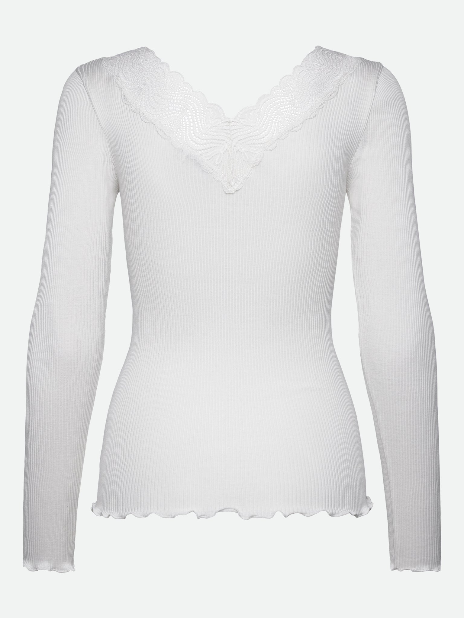 RWBeatha Silk LS V-neck T-shirt T-SHIRT LS Rosemunde