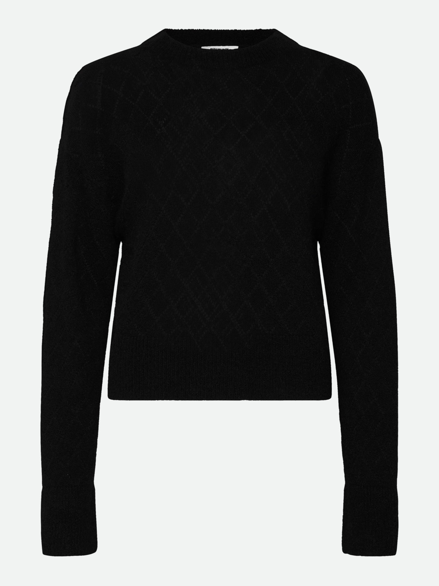 RWAida Alpaca LS Mock Neck Pullover PULLOVER Rosemunde Woman XS black