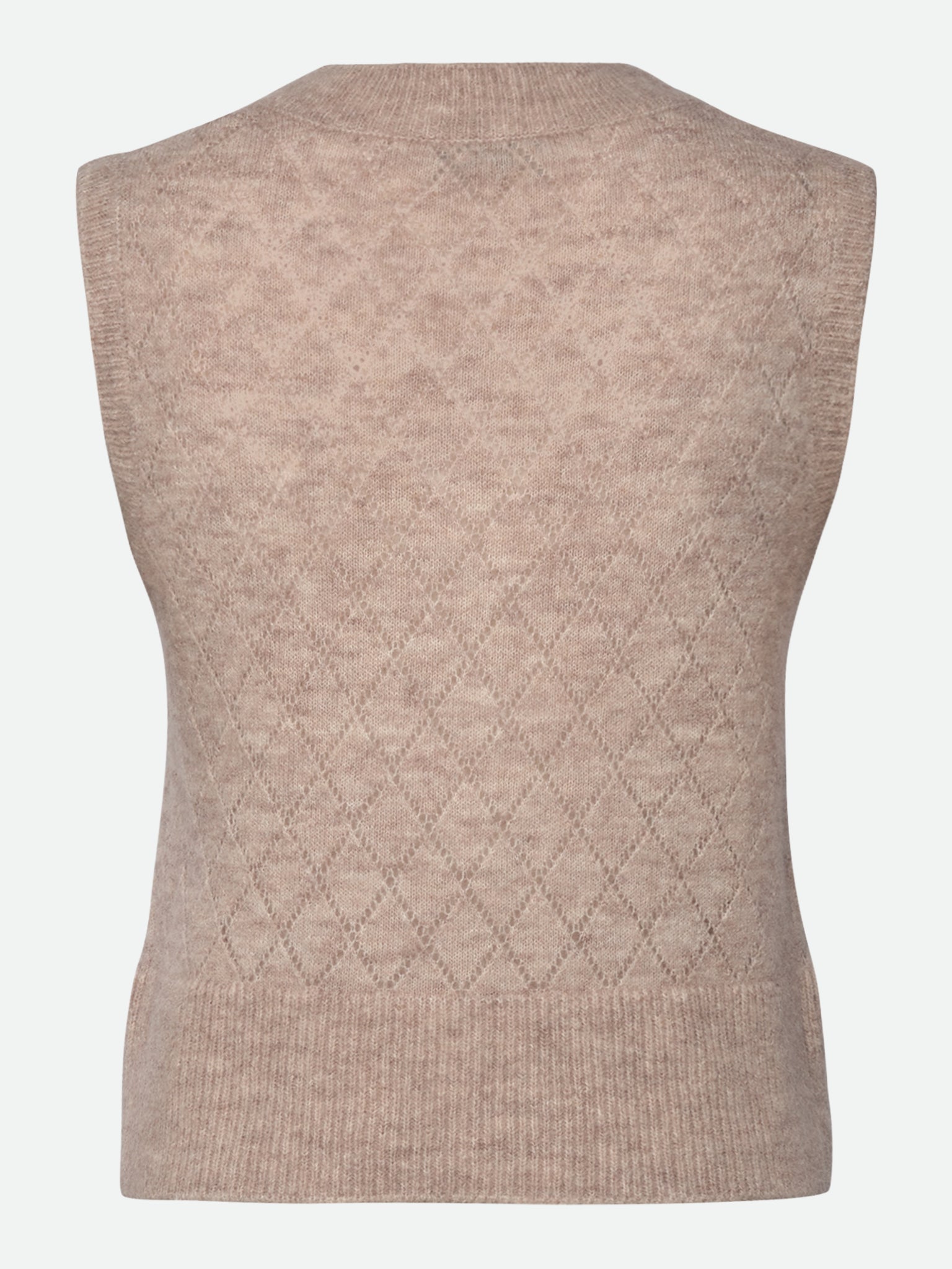 RWAida Alpaca SL V-neck Vest VEST Rosemunde Woman